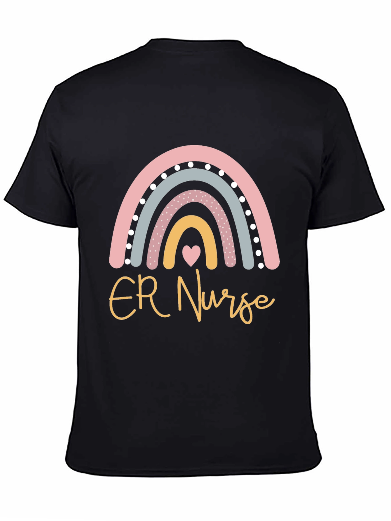 ER Nurse Rainbow Graphic T-Shirt