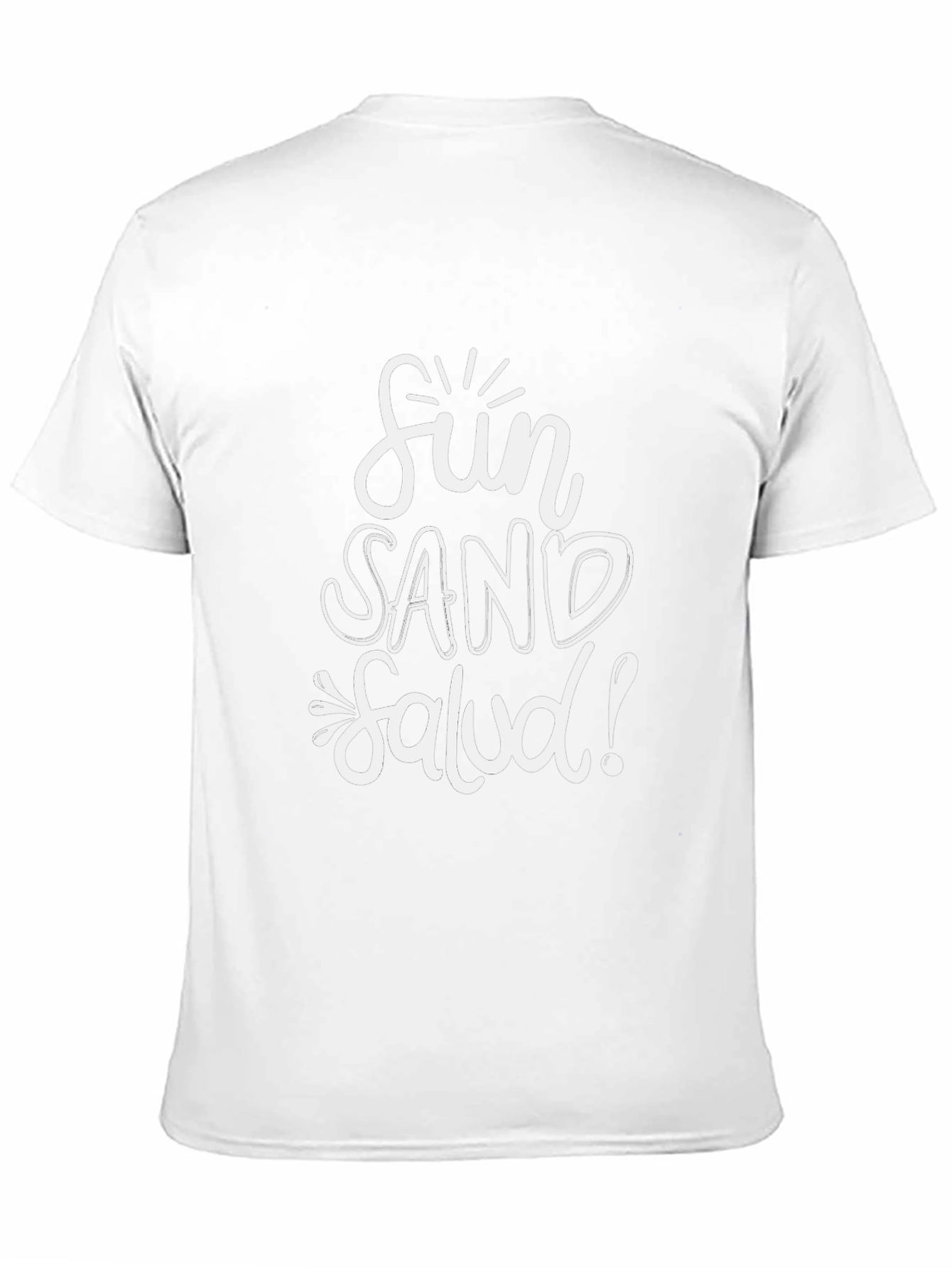 Fun Sand Salud Black Graphic Tee