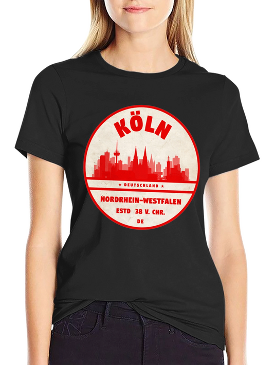 Köln Germany T-Shirt - City Skyline Graphic Tee