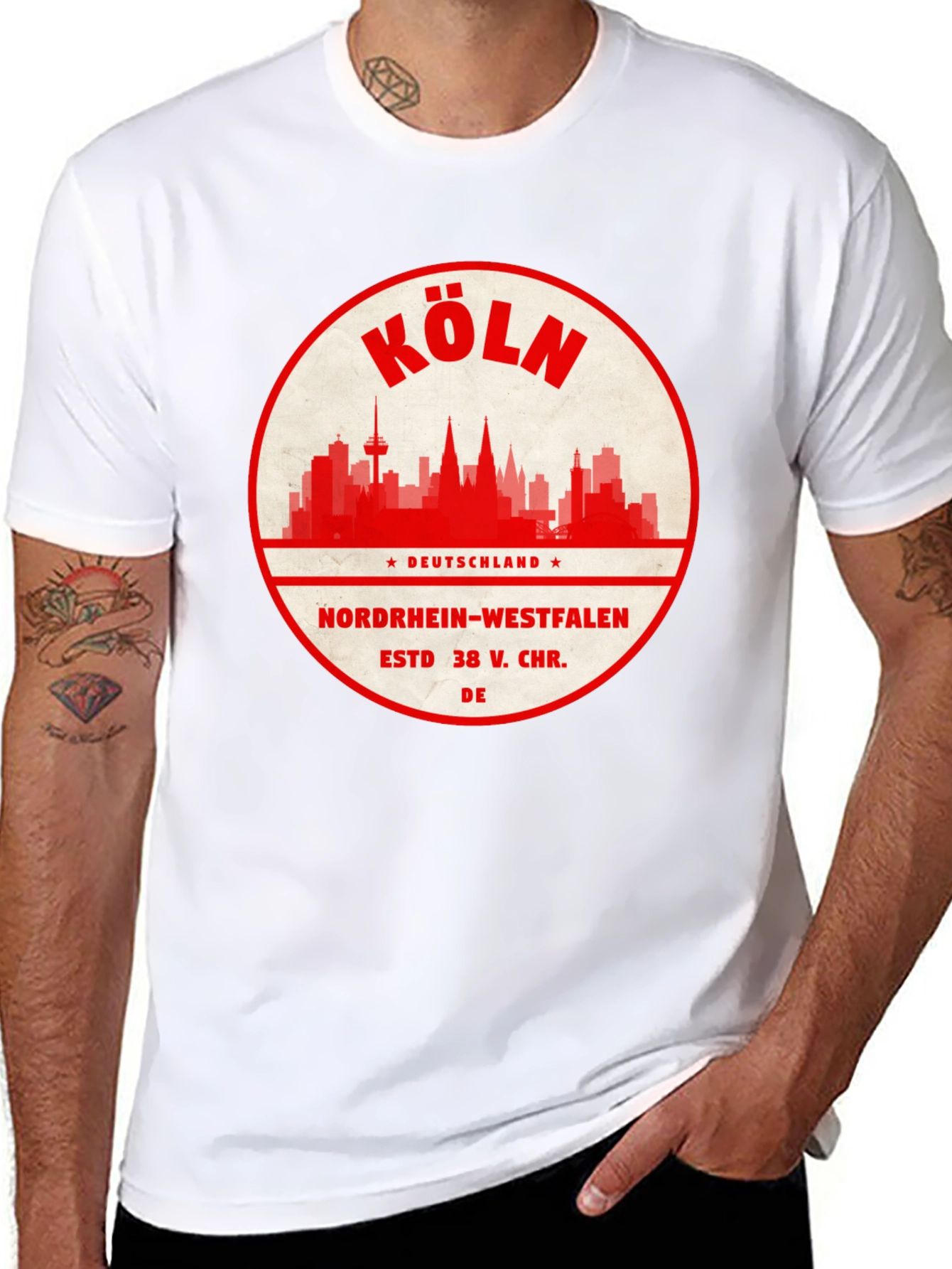 Köln Germany T-Shirt - City Skyline Graphic Tee