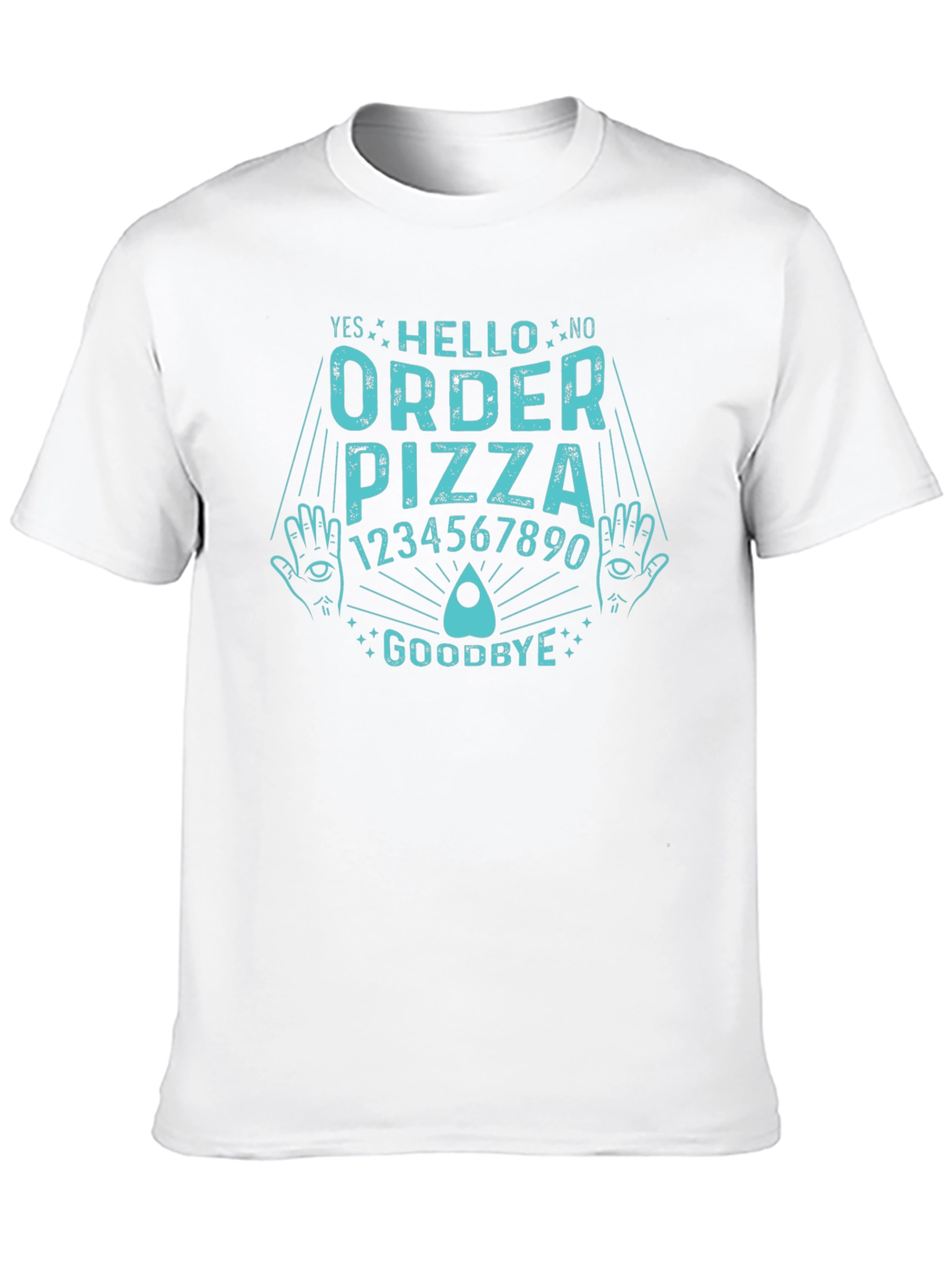 Order Pizza Funny Ouija Board T-Shirt