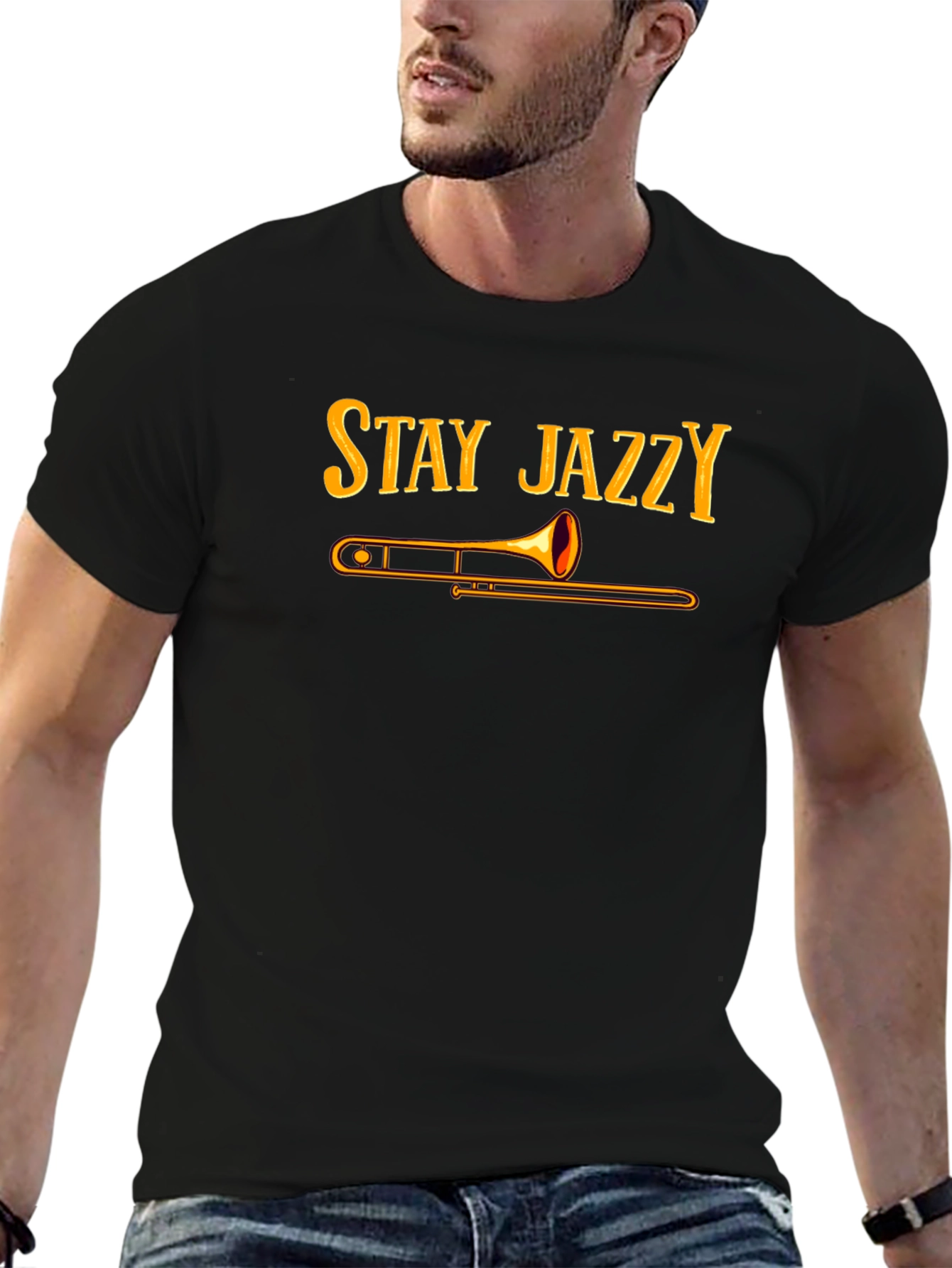 Stay Jazzy Trombone T-Shirt