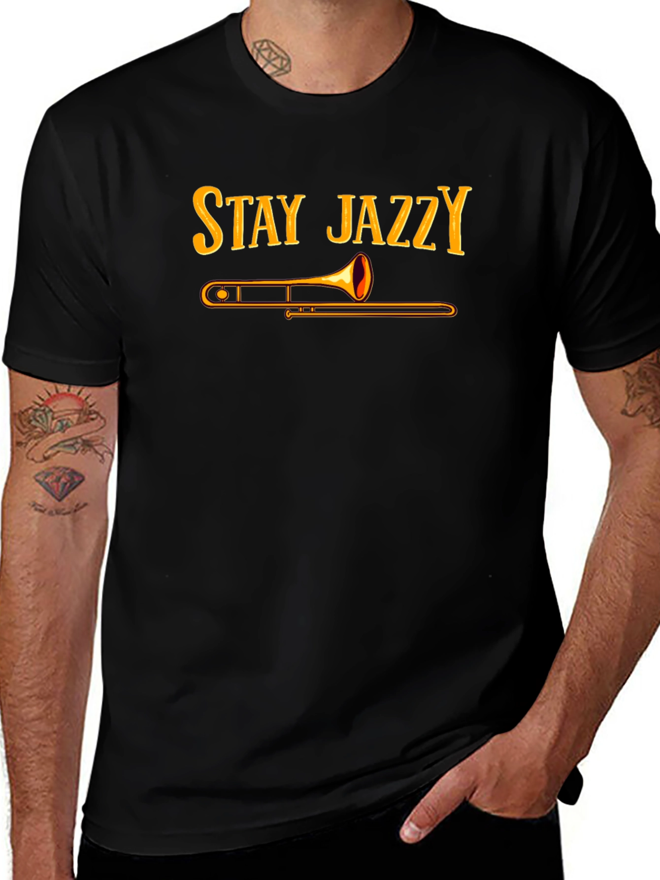 Stay Jazzy Trombone T-Shirt