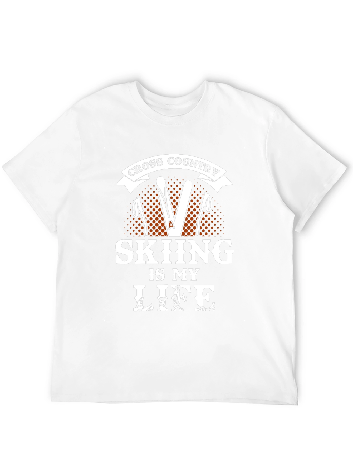 Cross Country Skiing Is My Life Graphic Tee