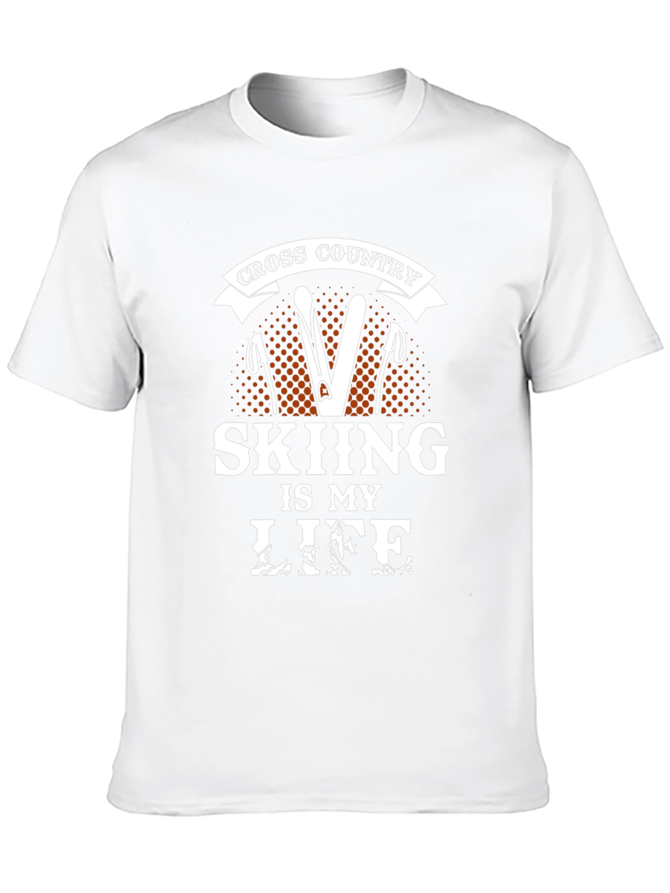 Cross Country Skiing Is My Life Graphic Tee