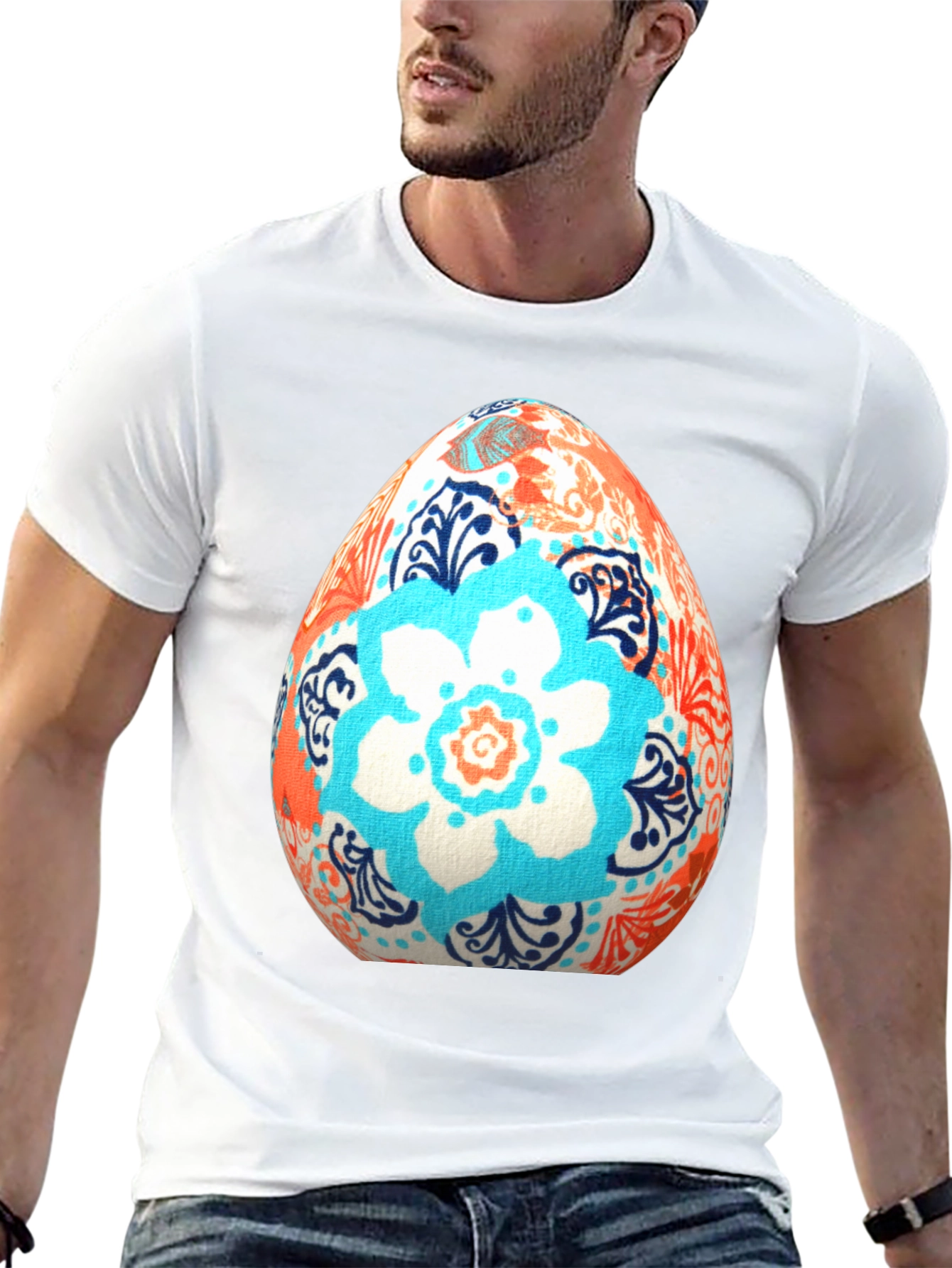 Floral Easter Egg T-Shirt