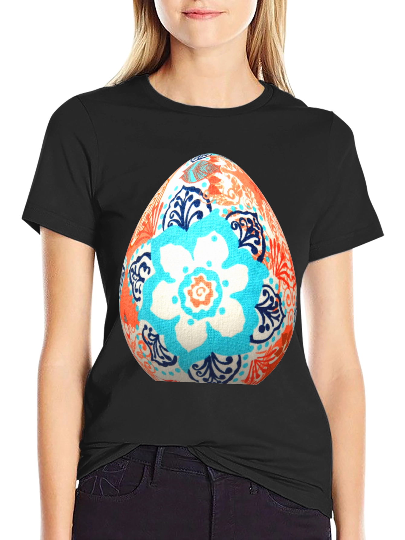 Floral Easter Egg T-Shirt