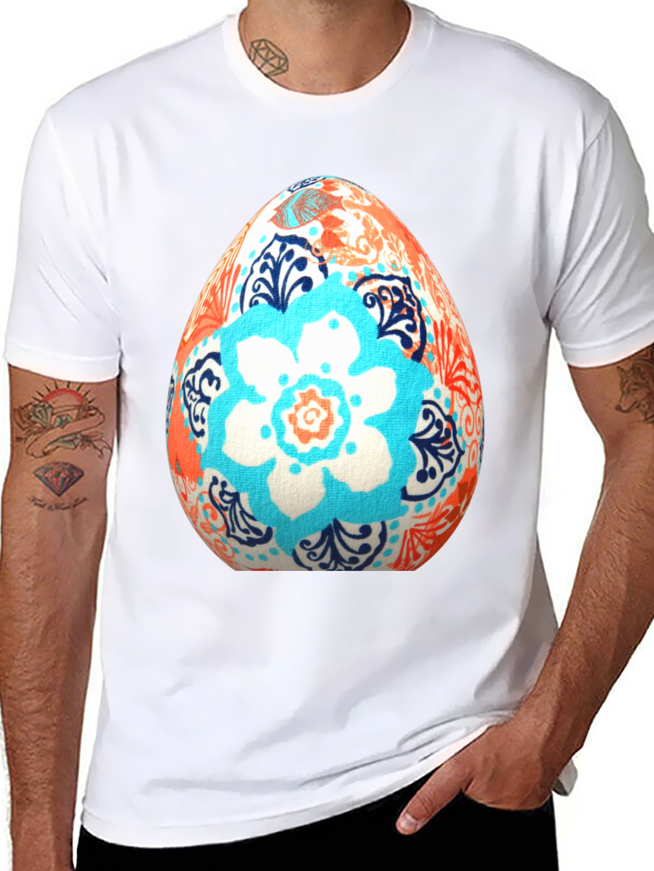 Floral Easter Egg T-Shirt