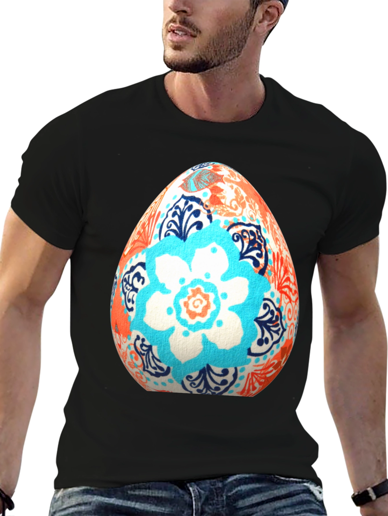 Floral Easter Egg T-Shirt