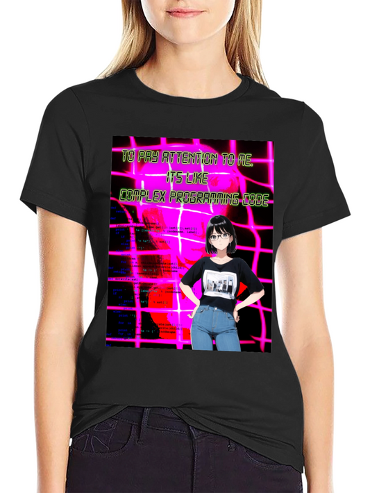 Anime Girl Code T-Shirt