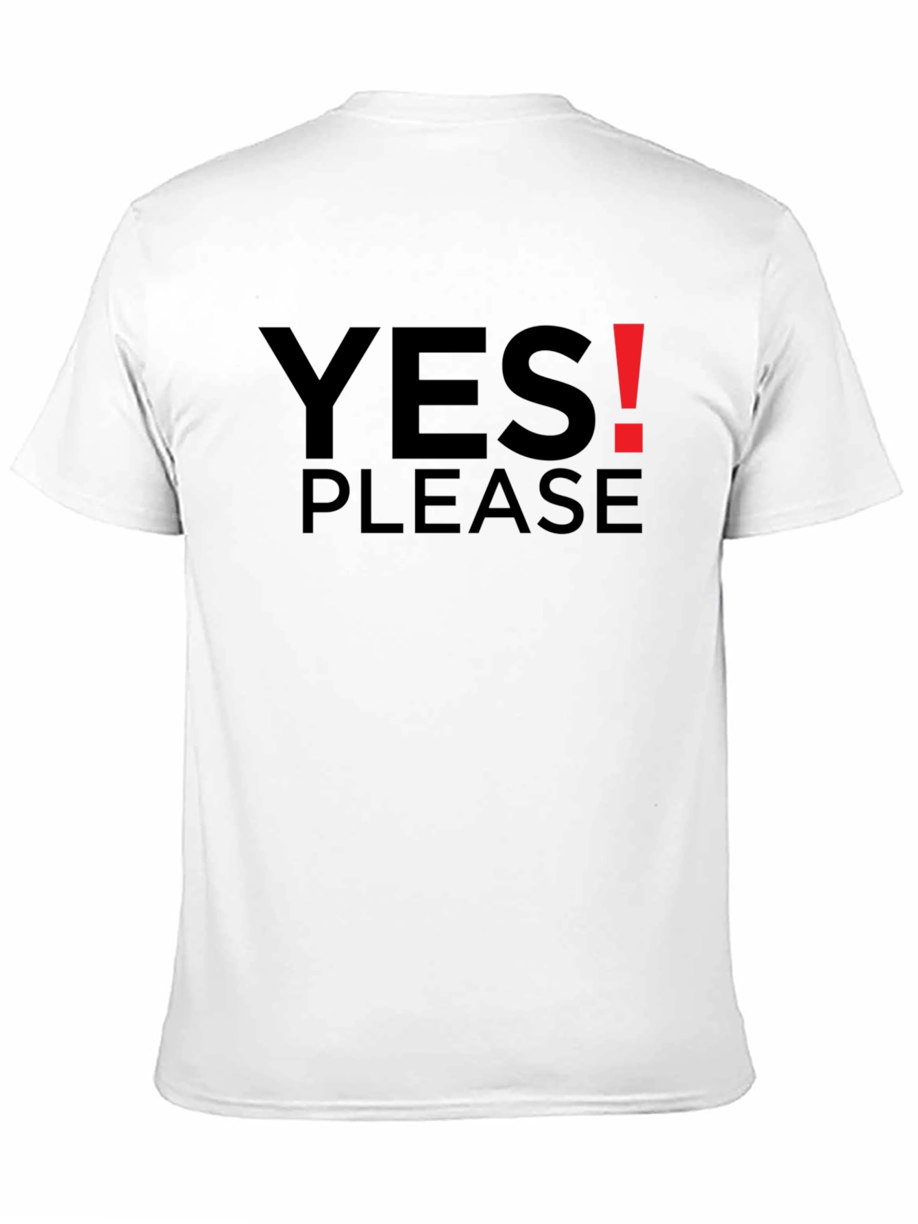 Yes Please! Black Graphic Tee