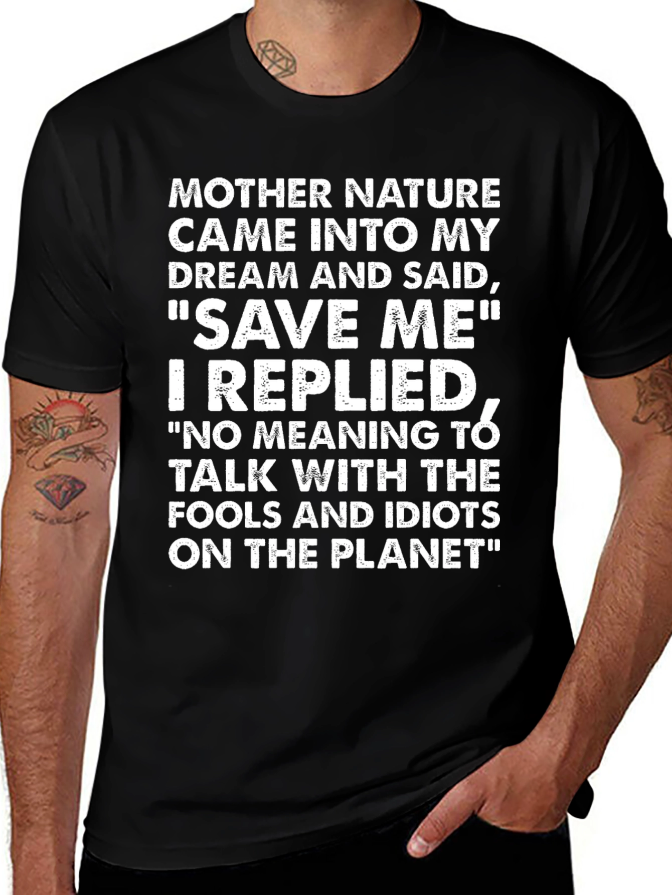 Funny Mother Nature Graphic T-Shirt