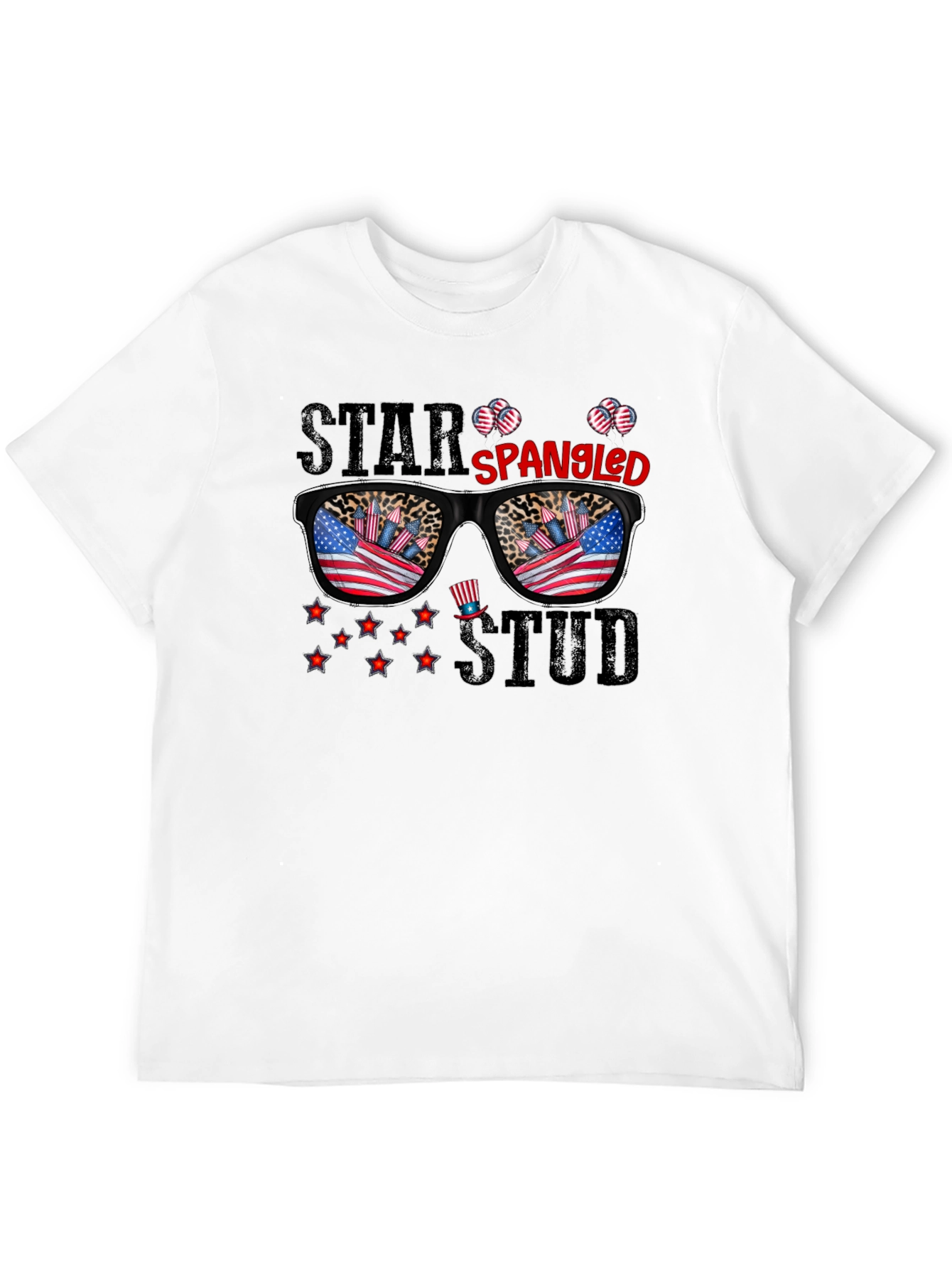 Star Spangled Stud Patriotic T-Shirt