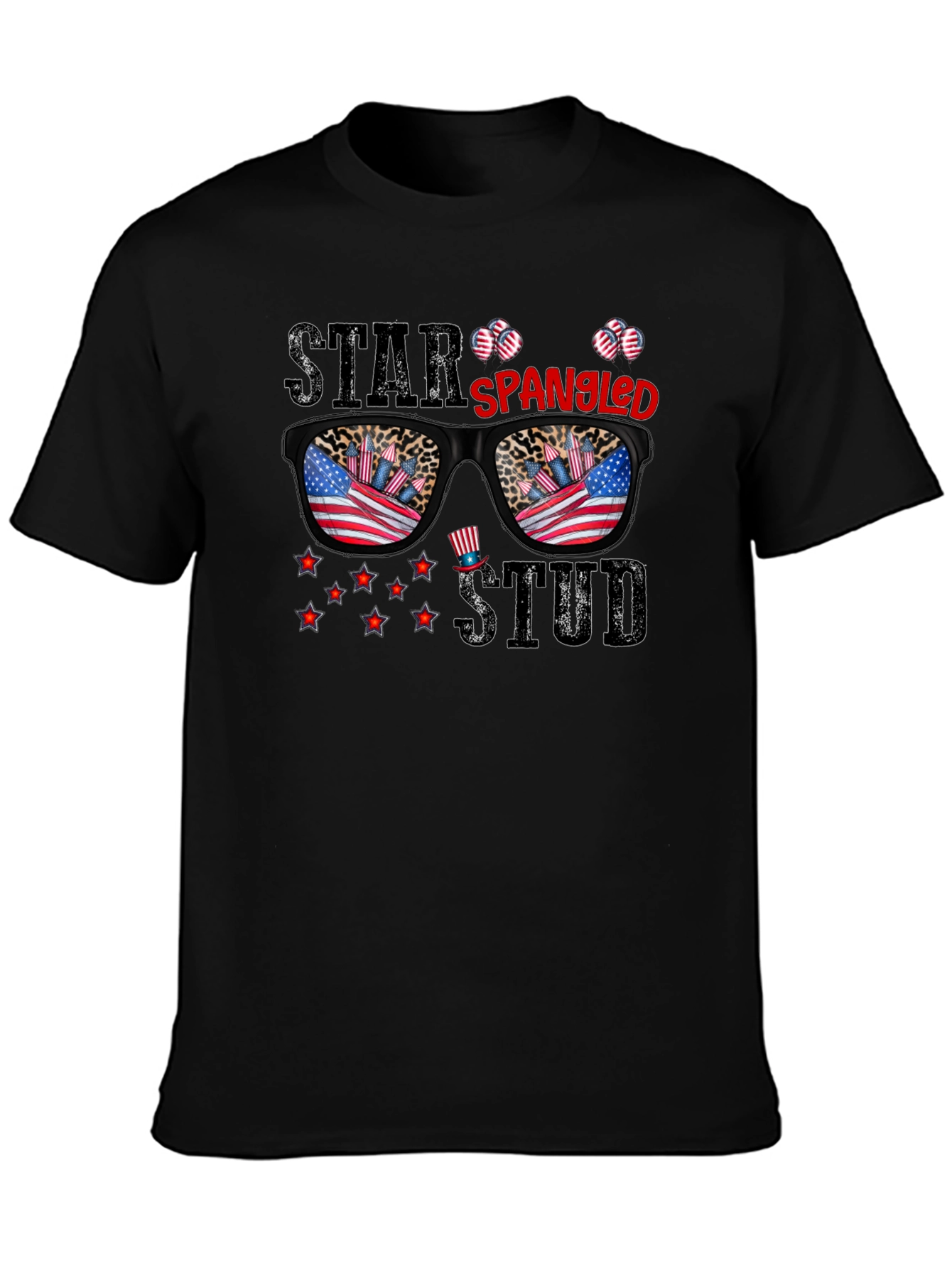 Star Spangled Stud Patriotic T-Shirt