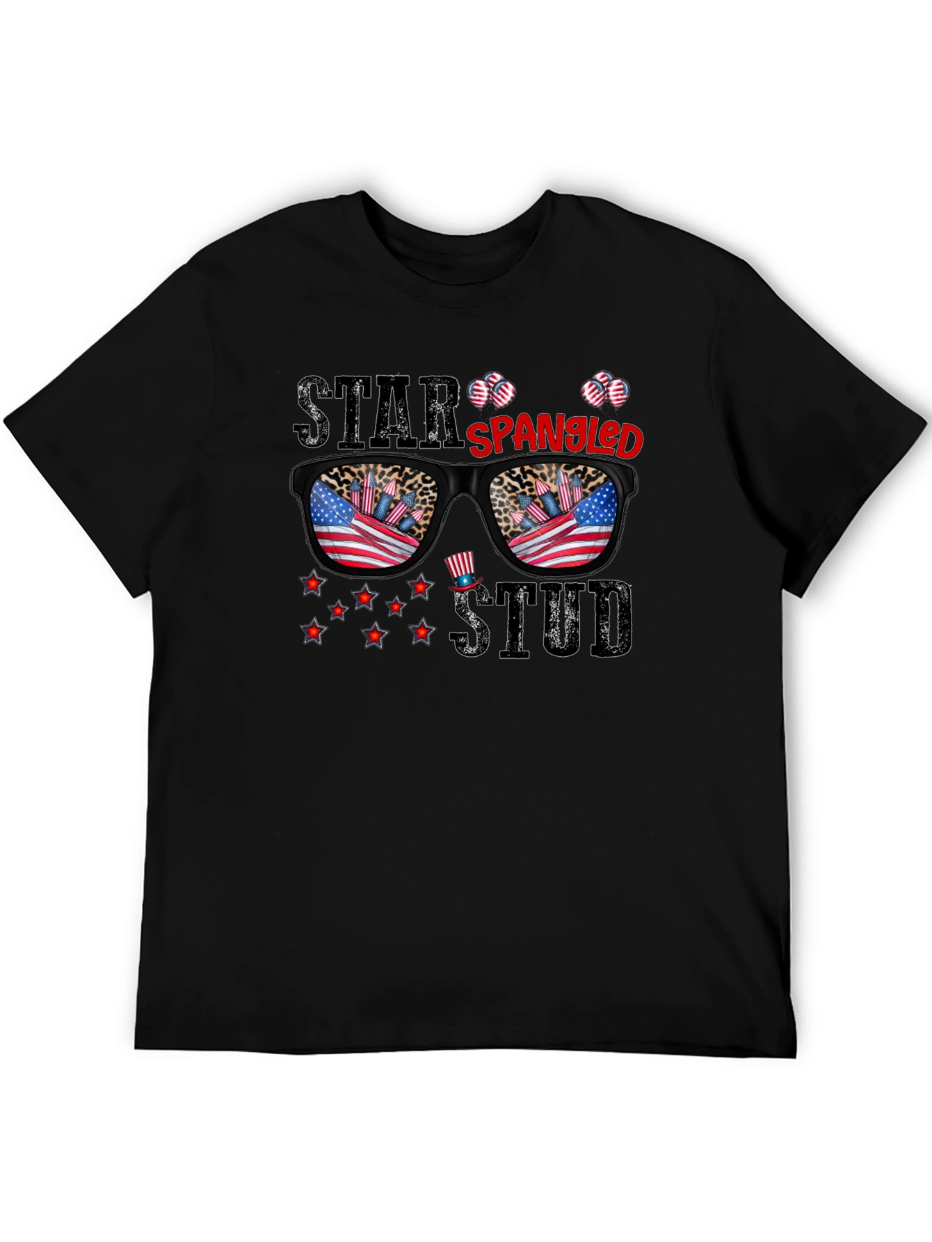 Star Spangled Stud Patriotic T-Shirt