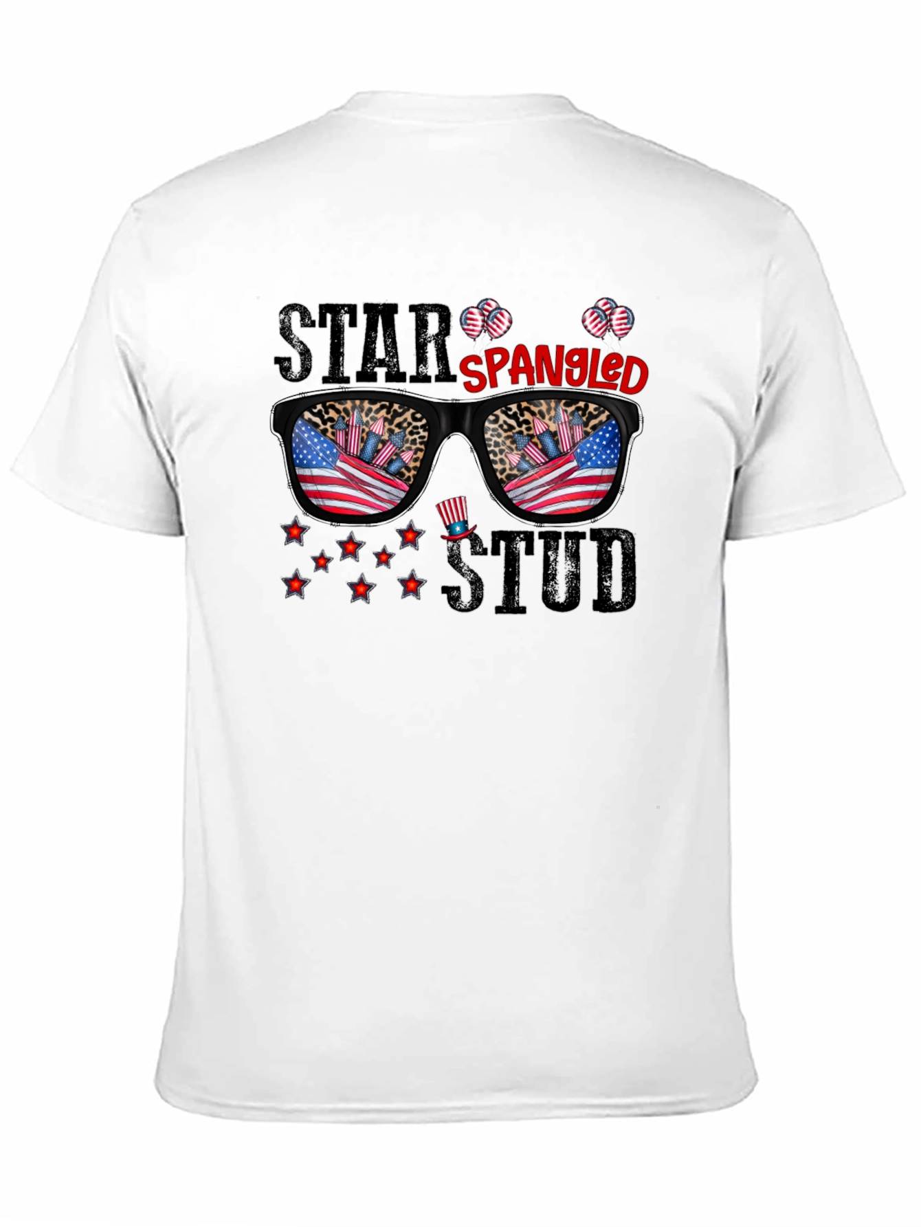 Star Spangled Stud Patriotic T-Shirt