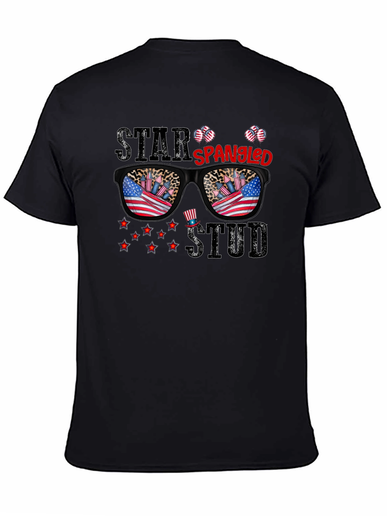 Star Spangled Stud Patriotic T-Shirt