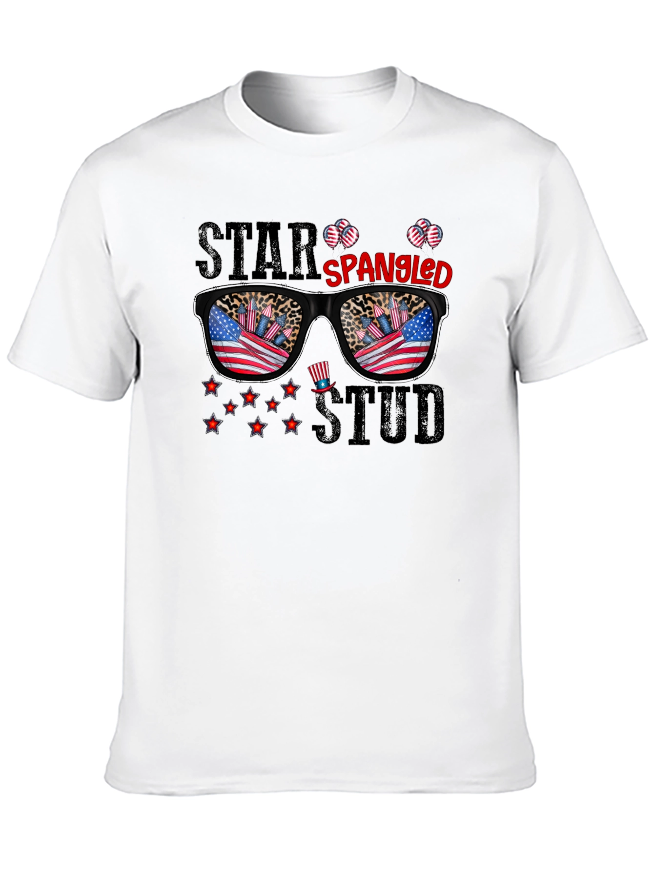 Star Spangled Stud Patriotic T-Shirt