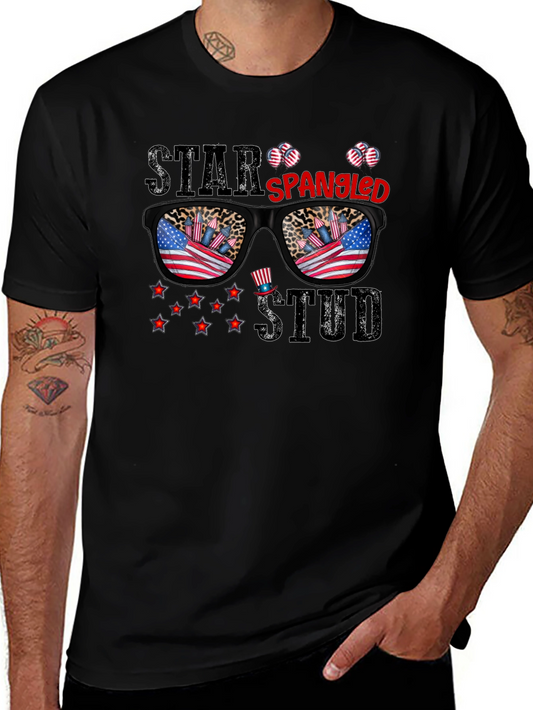 Star Spangled Stud Patriotic T-Shirt