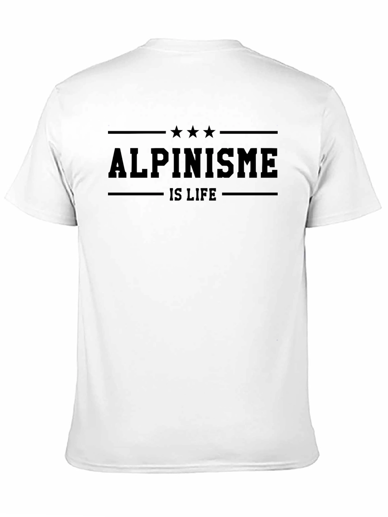 Alpinisme Is Life Black T-Shirt