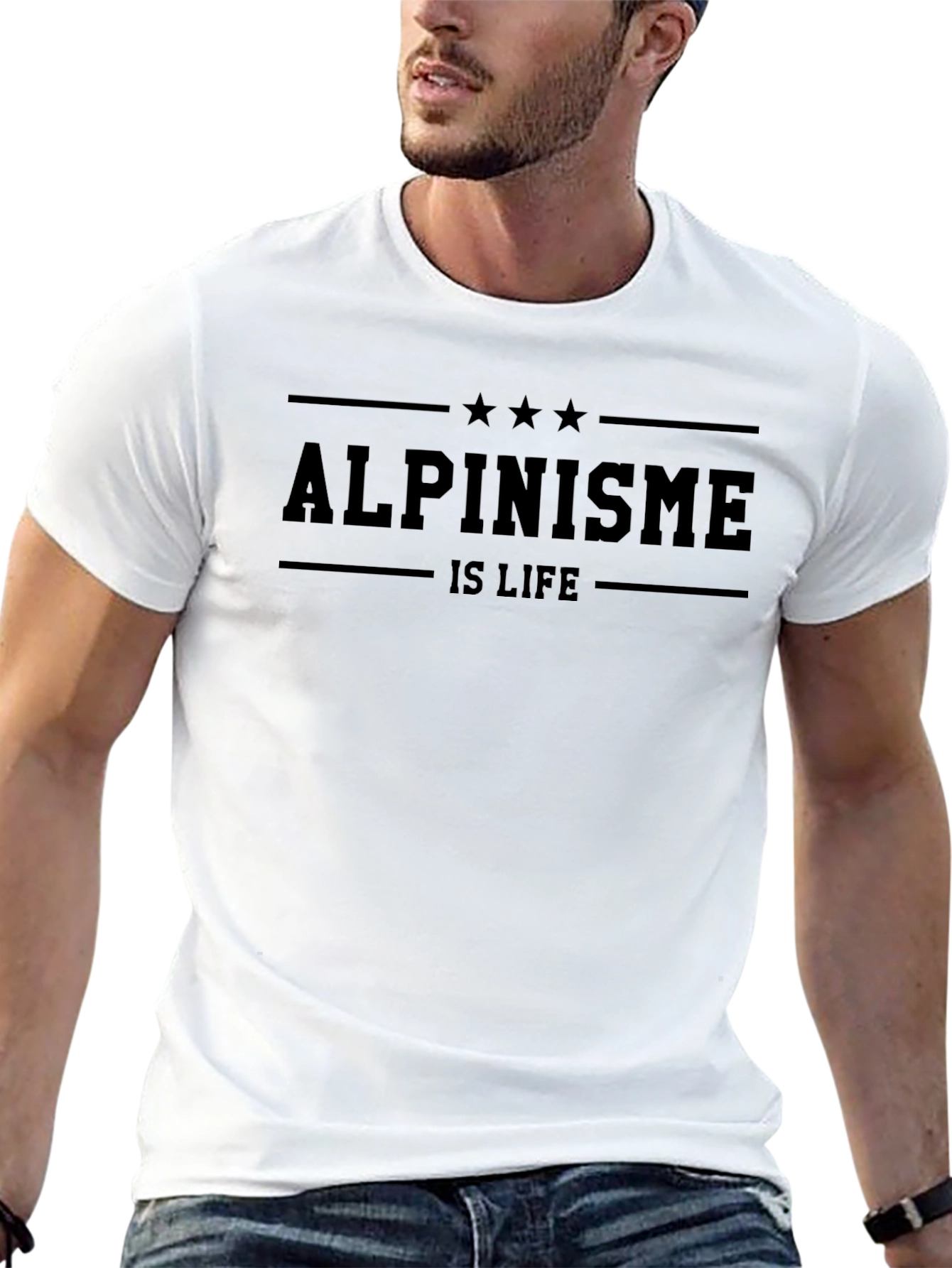 Alpinisme Is Life Black T-Shirt