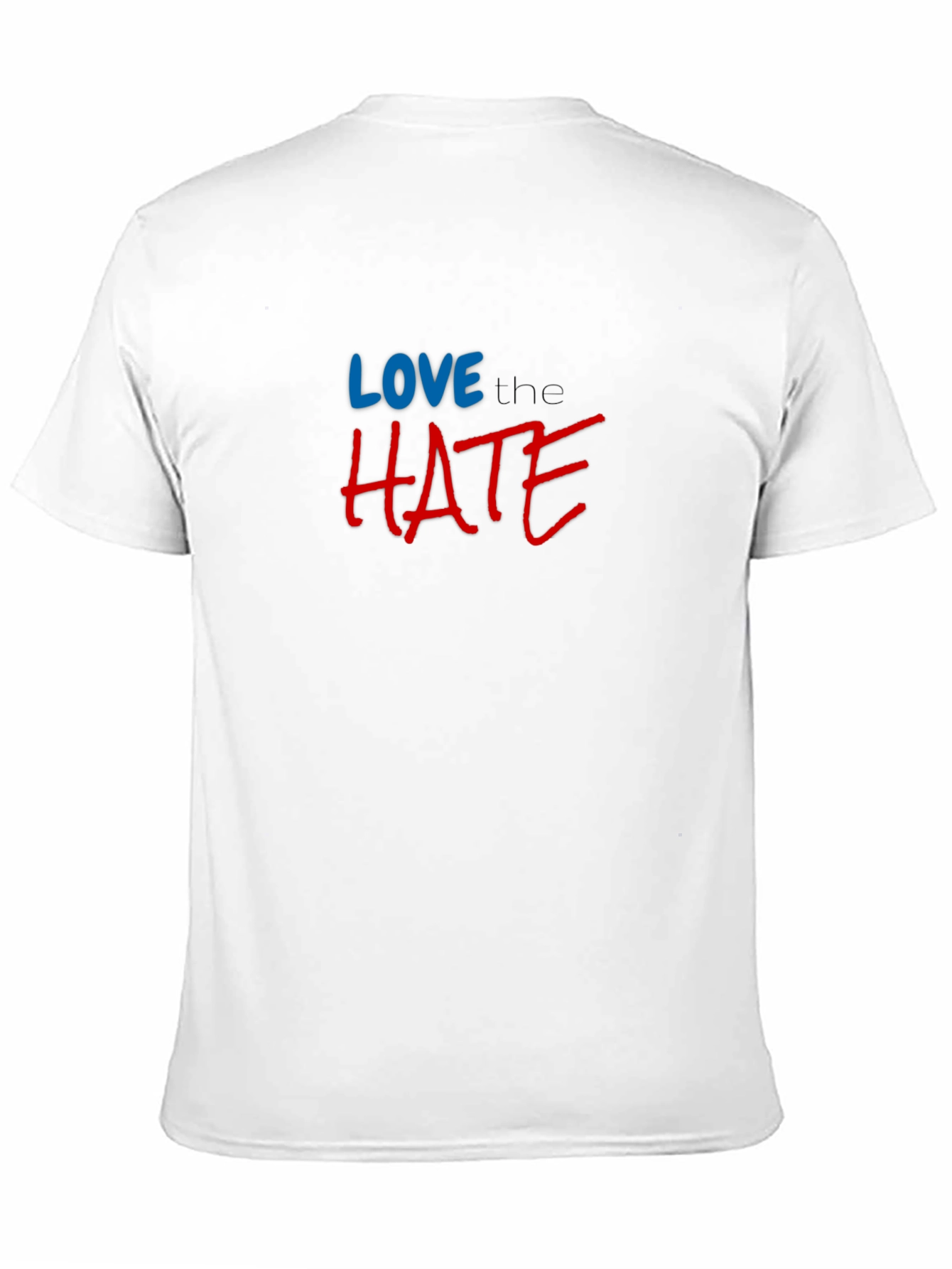 Love The Hate Black Graphic Tee