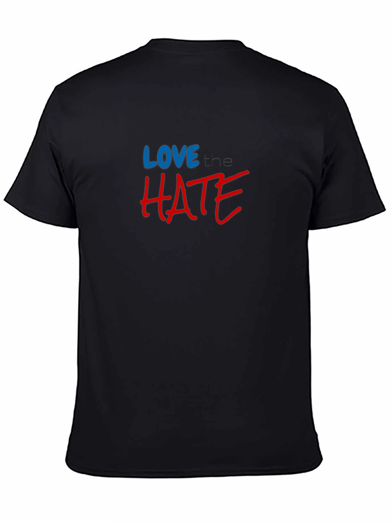 Love The Hate Black Graphic Tee