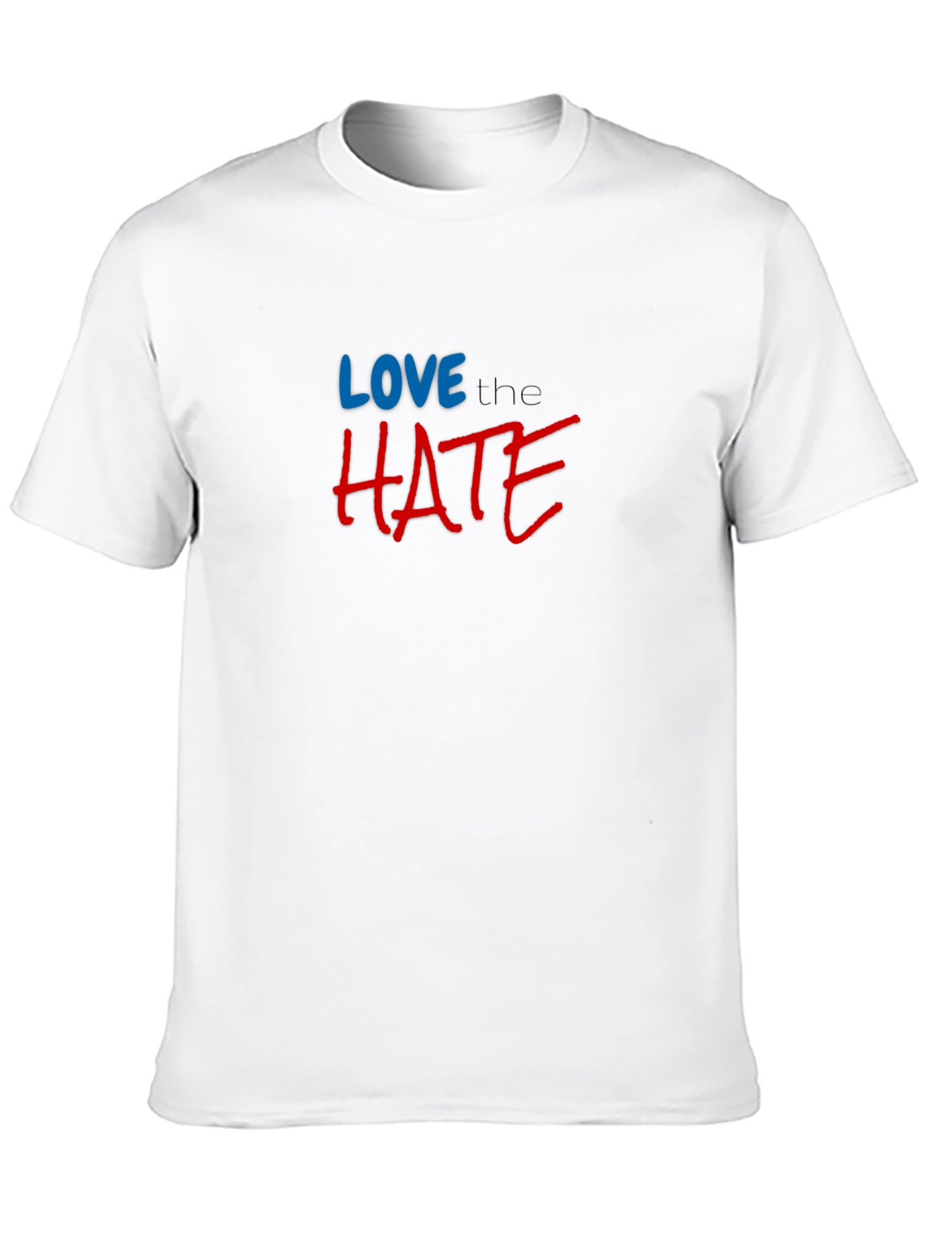 Love The Hate Black Graphic Tee