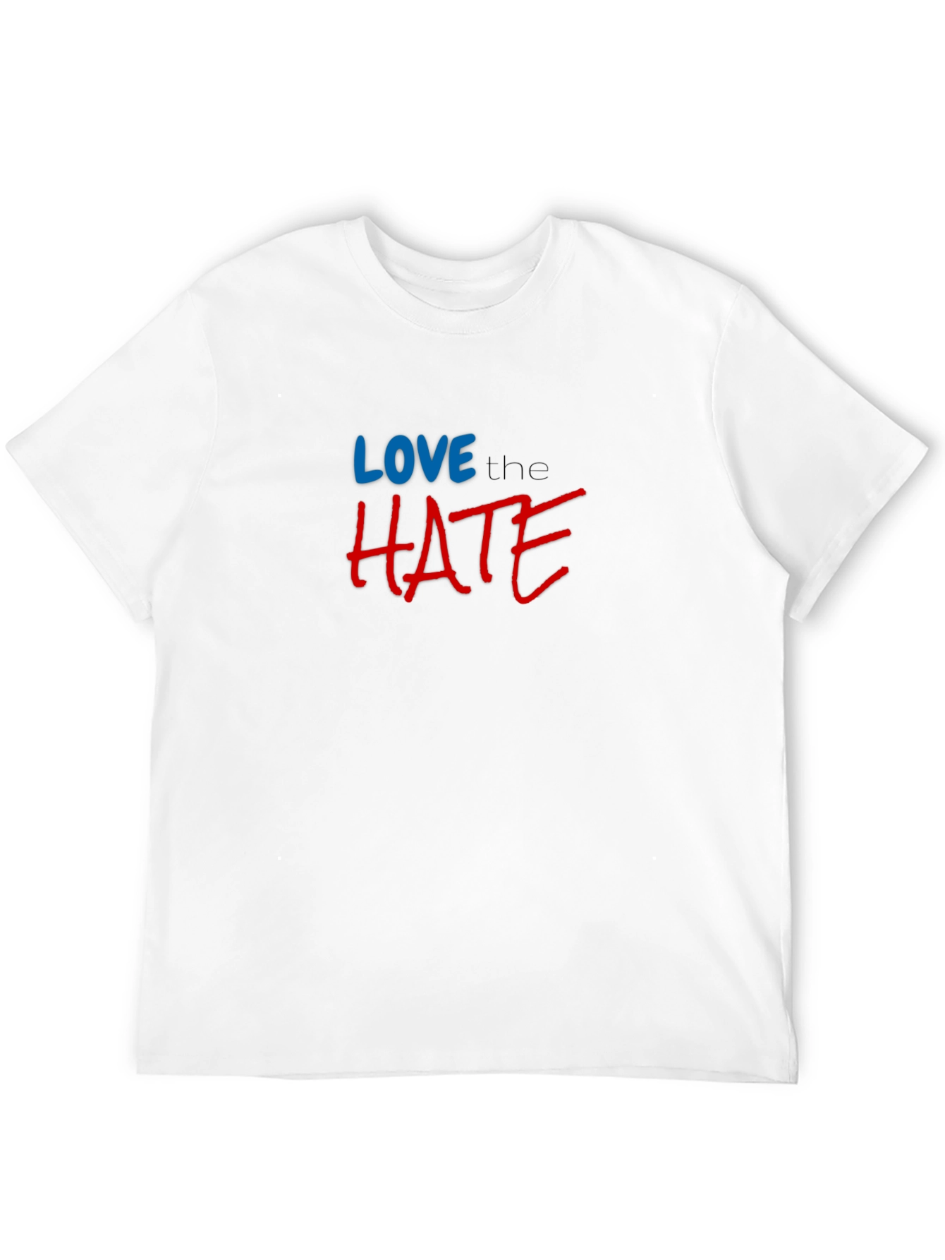 Love The Hate Black Graphic Tee