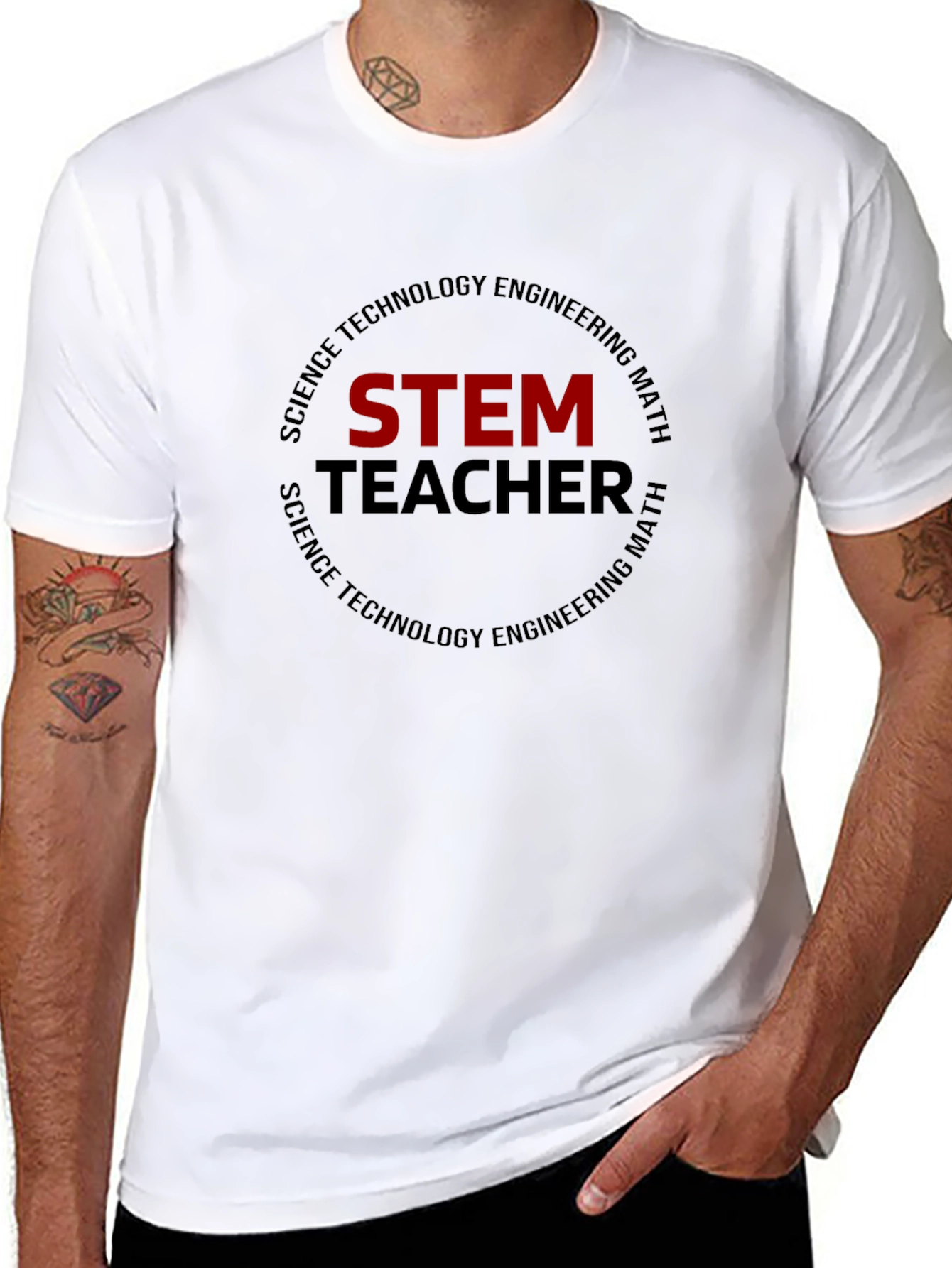 STEM Teacher Black T-Shirt
