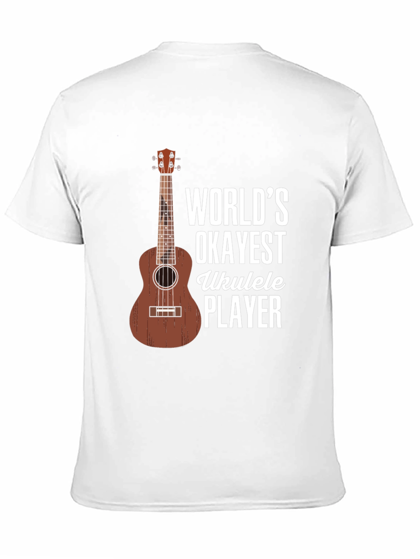 Worlds Okayest Ukulele Player Graphic T-Shirt