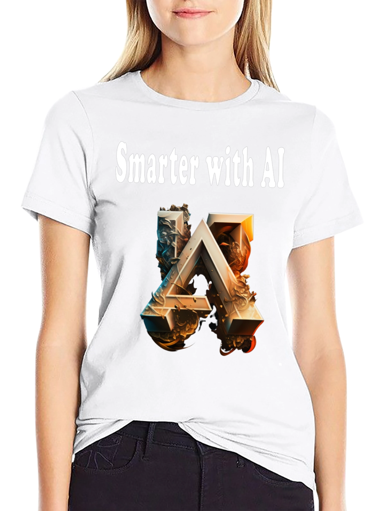 Smarter with AI Graphic T-Shirt