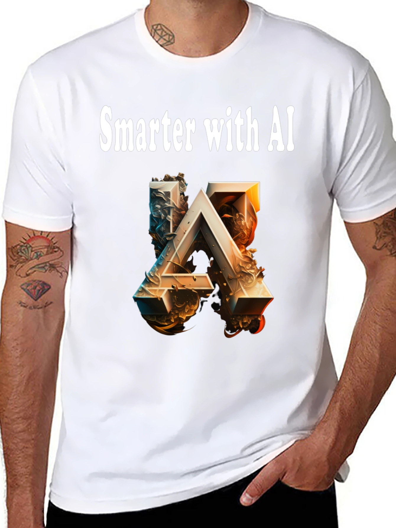 Smarter with AI Graphic T-Shirt