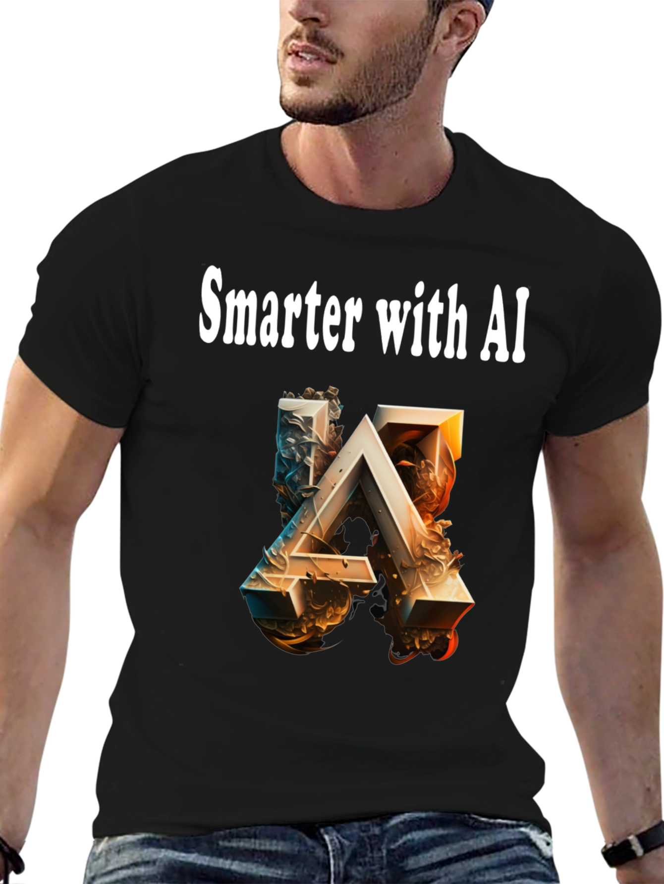 Smarter with AI Graphic T-Shirt