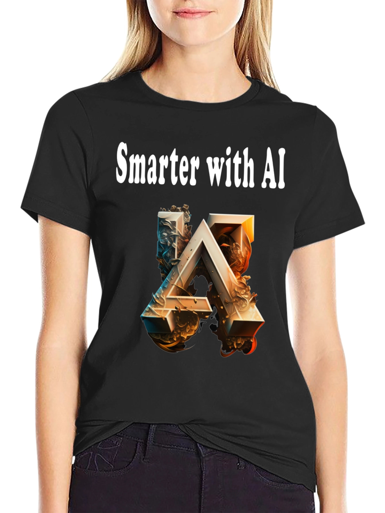 Smarter with AI Graphic T-Shirt
