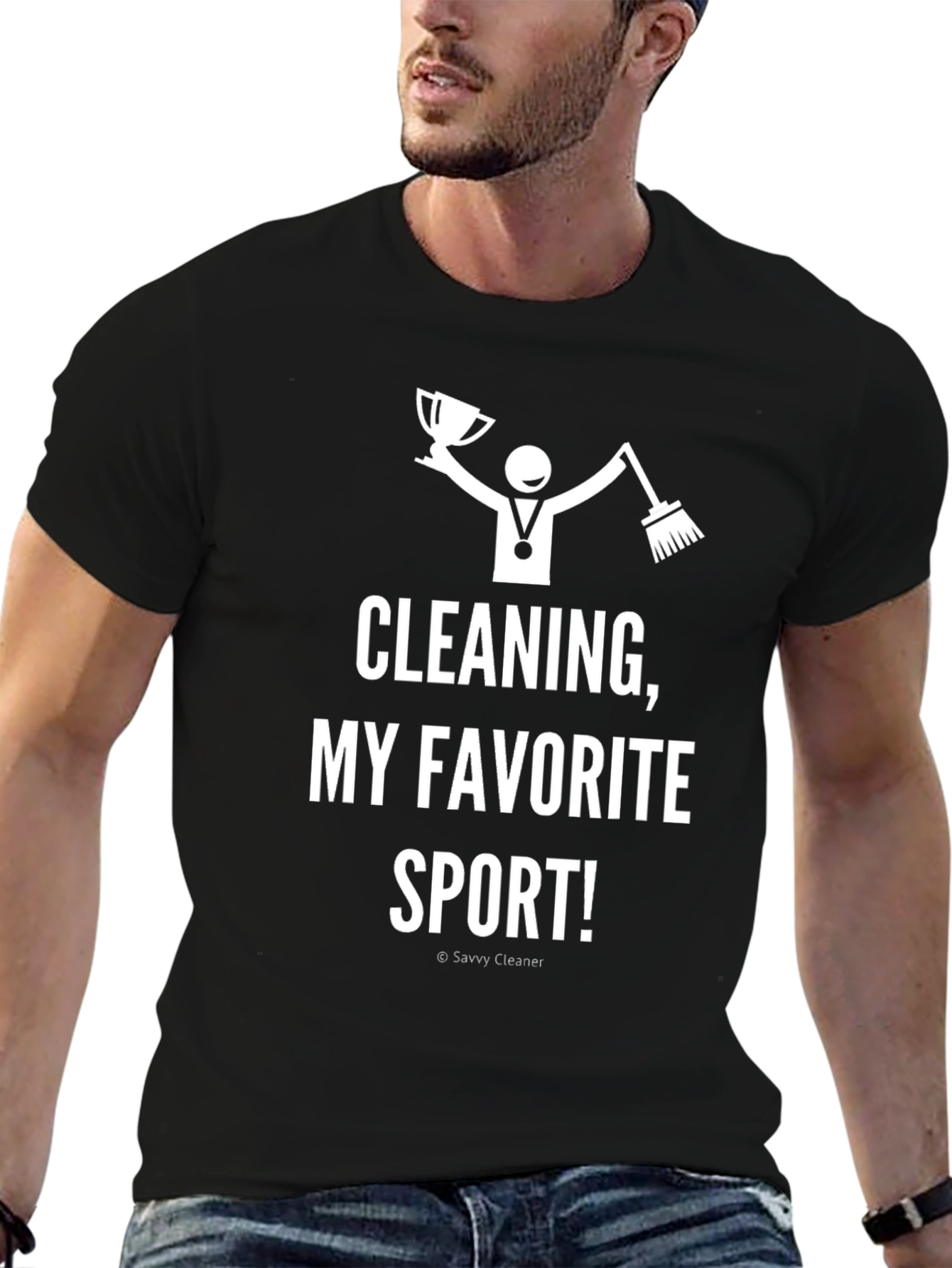 Cleaning is My Favorite Sport T-Shirt