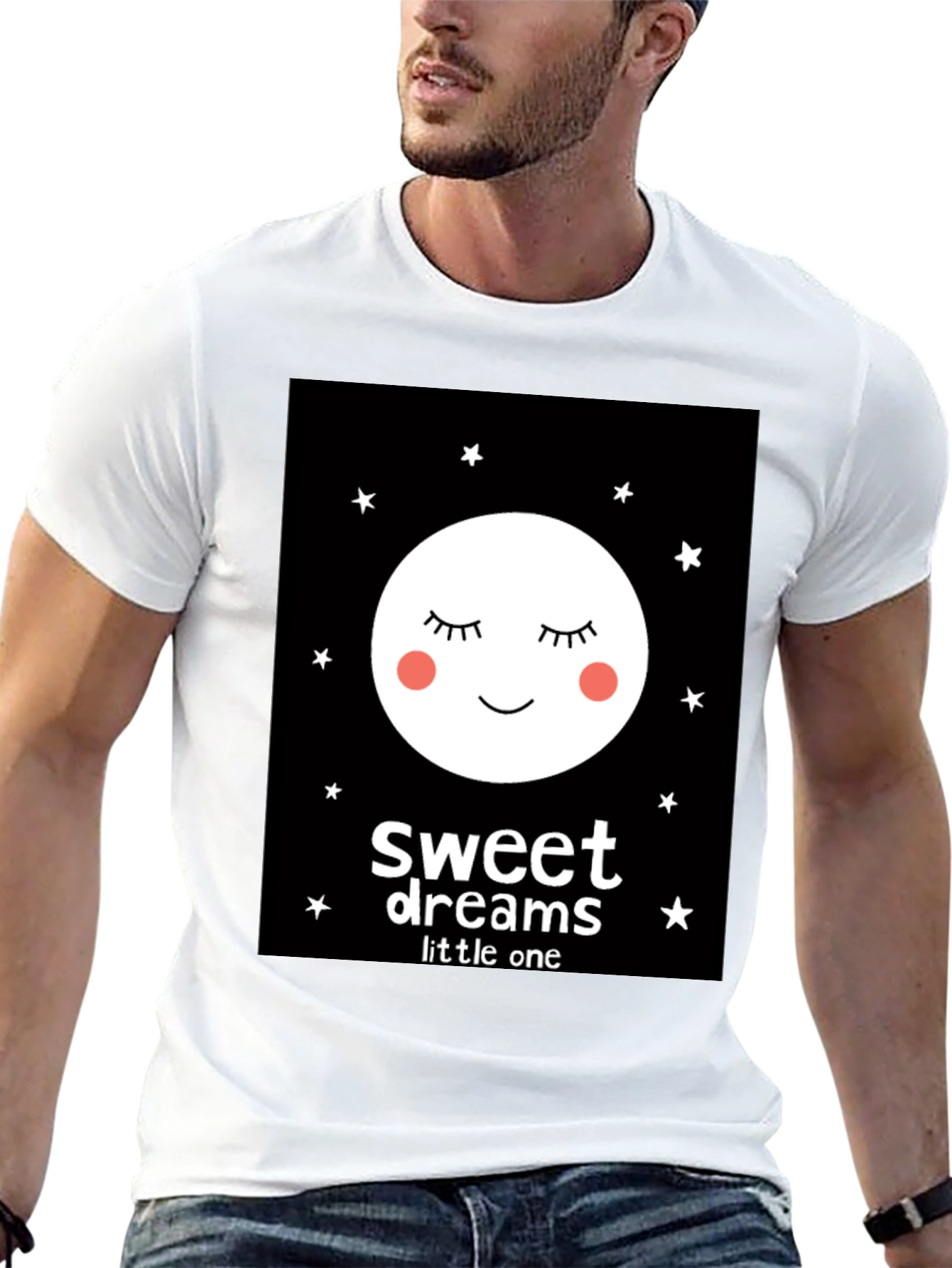 Sweet Dreams Little One Graphic Tee - Black