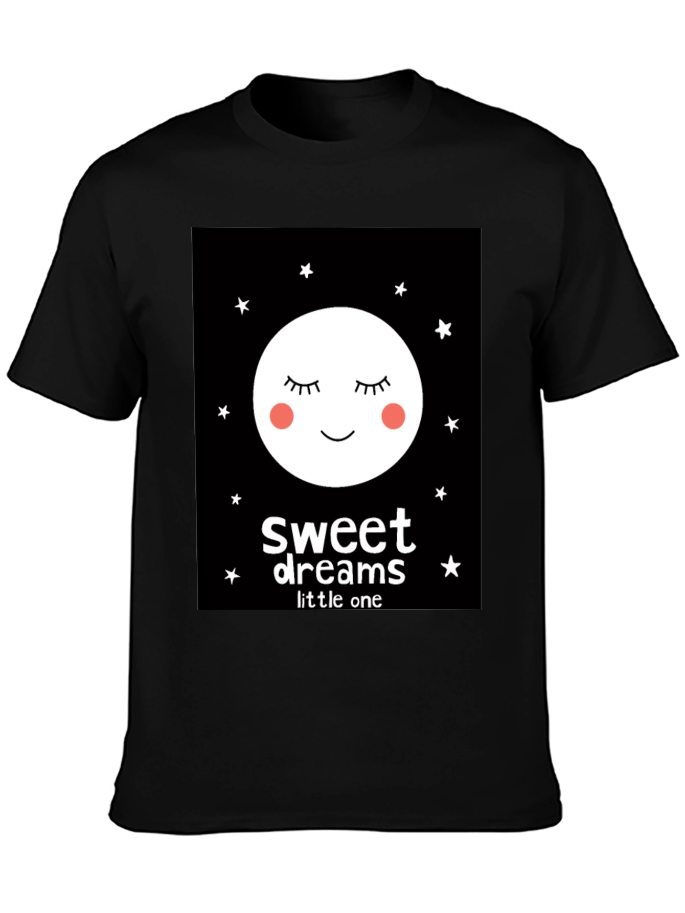 Sweet Dreams Little One Graphic Tee - Black