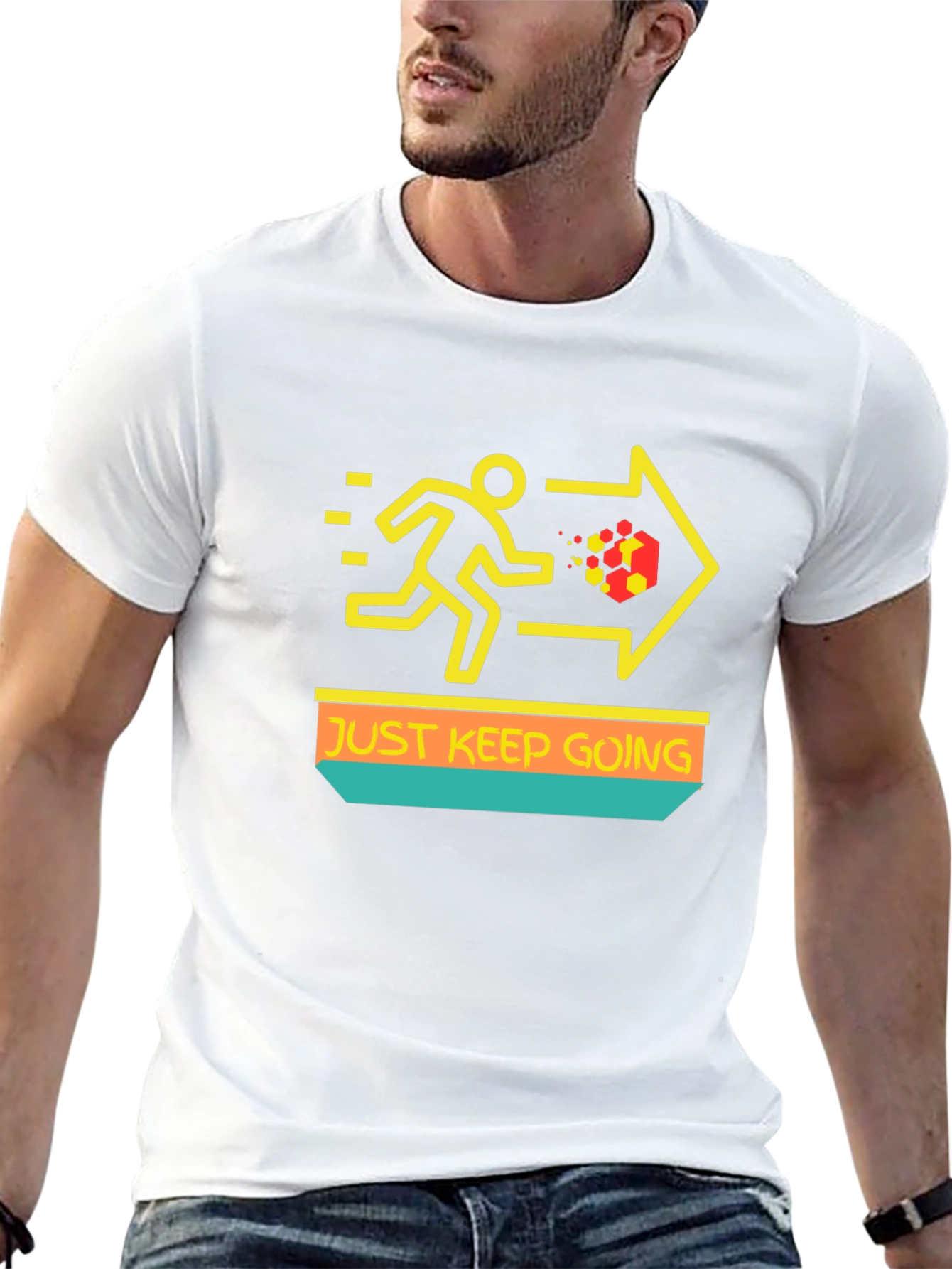 Just Keep Going T-Shirt - Motivational Graphic Tee