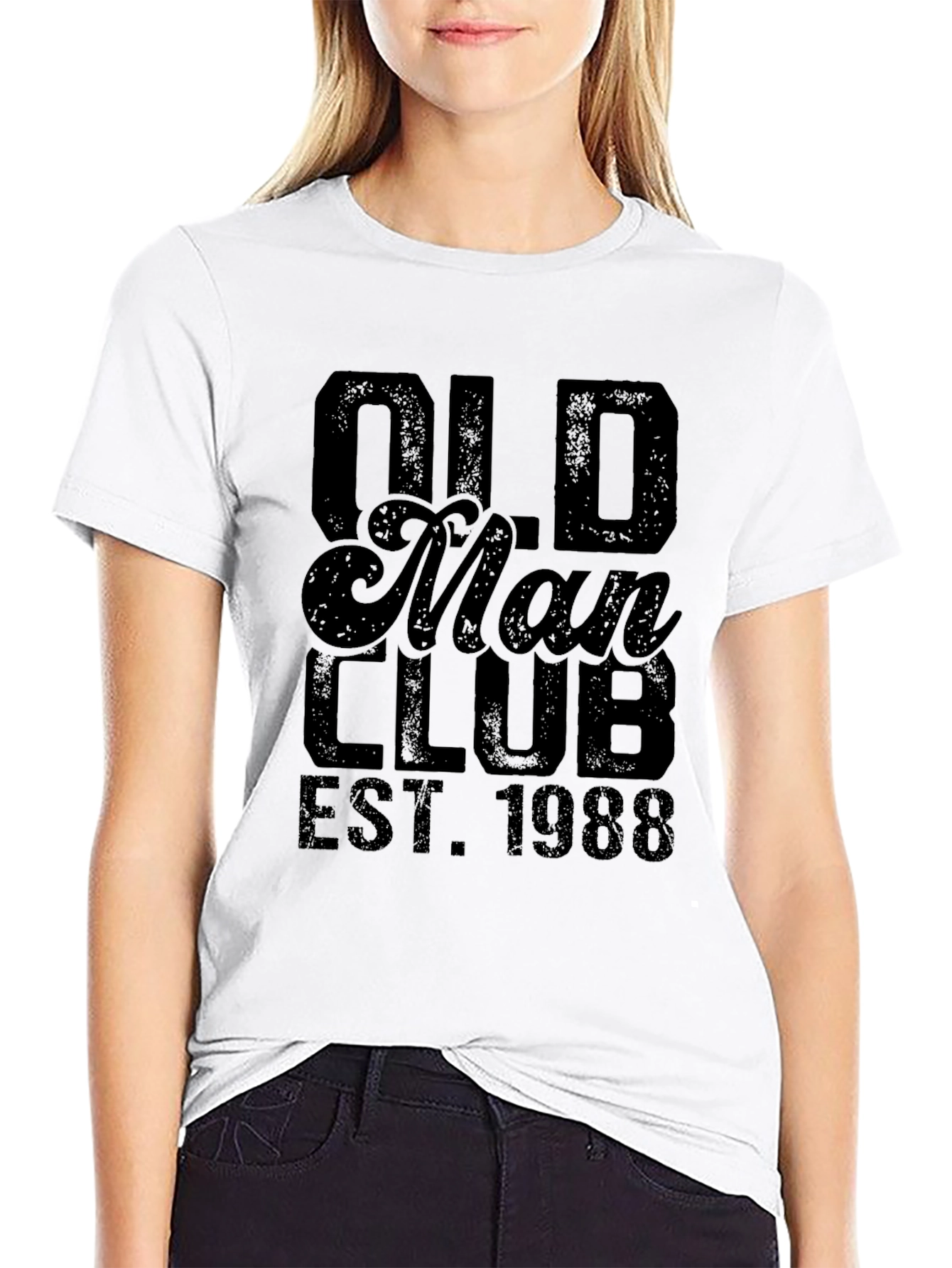 Old Man Club EST. 1988 Black T-Shirt