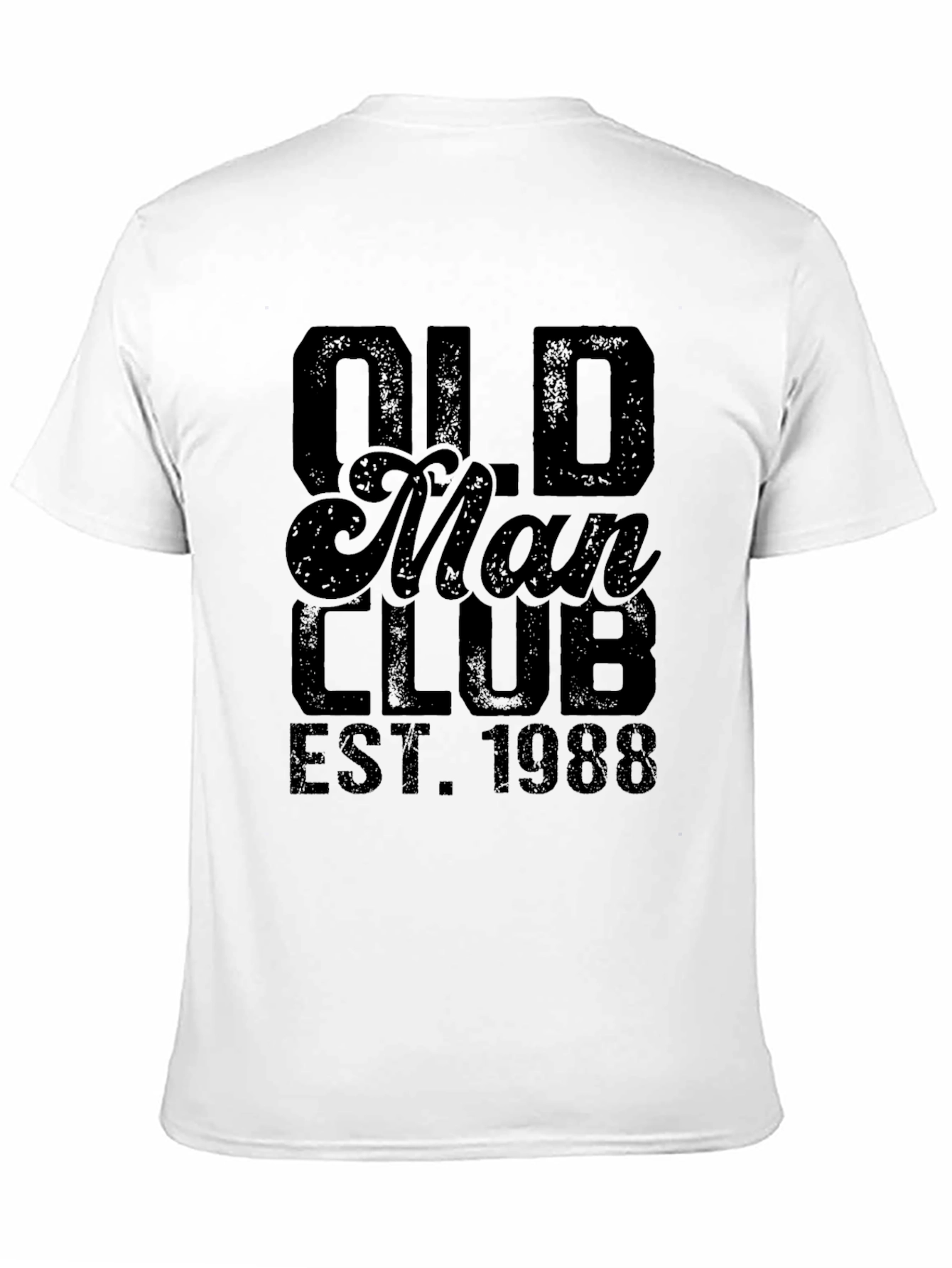 Old Man Club EST. 1988 Black T-Shirt