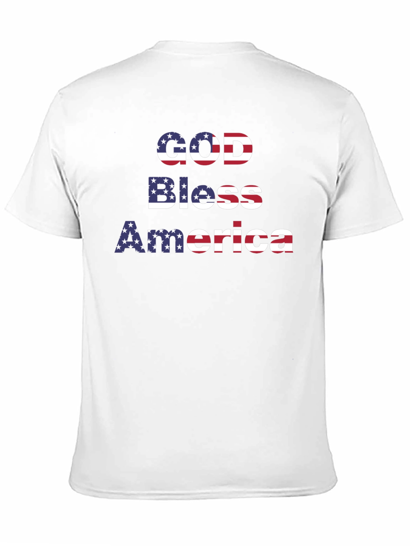 God Bless America Graphic Tee Patriotic