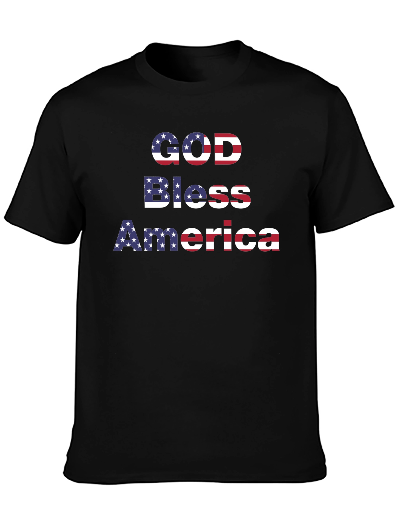 God Bless America Graphic Tee Patriotic