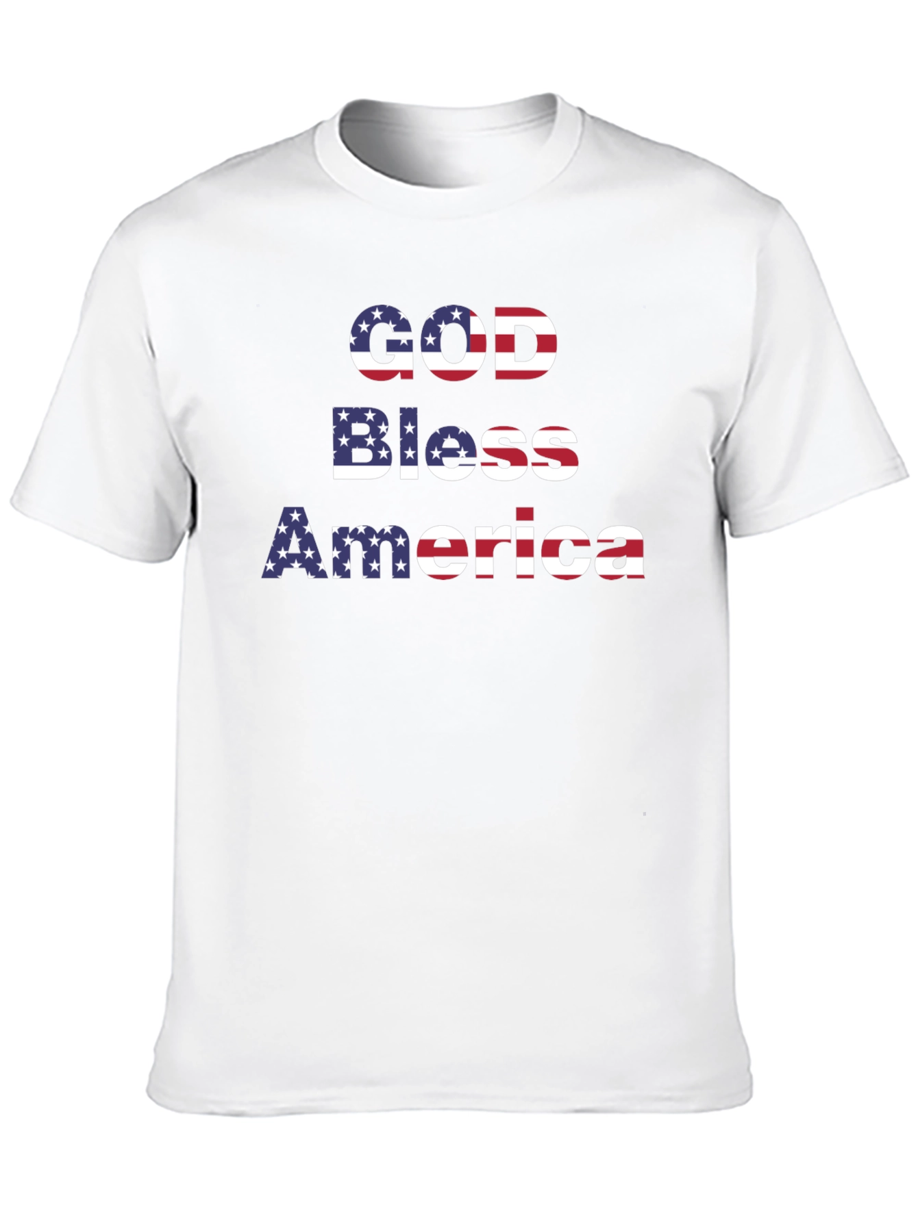 God Bless America Graphic Tee Patriotic