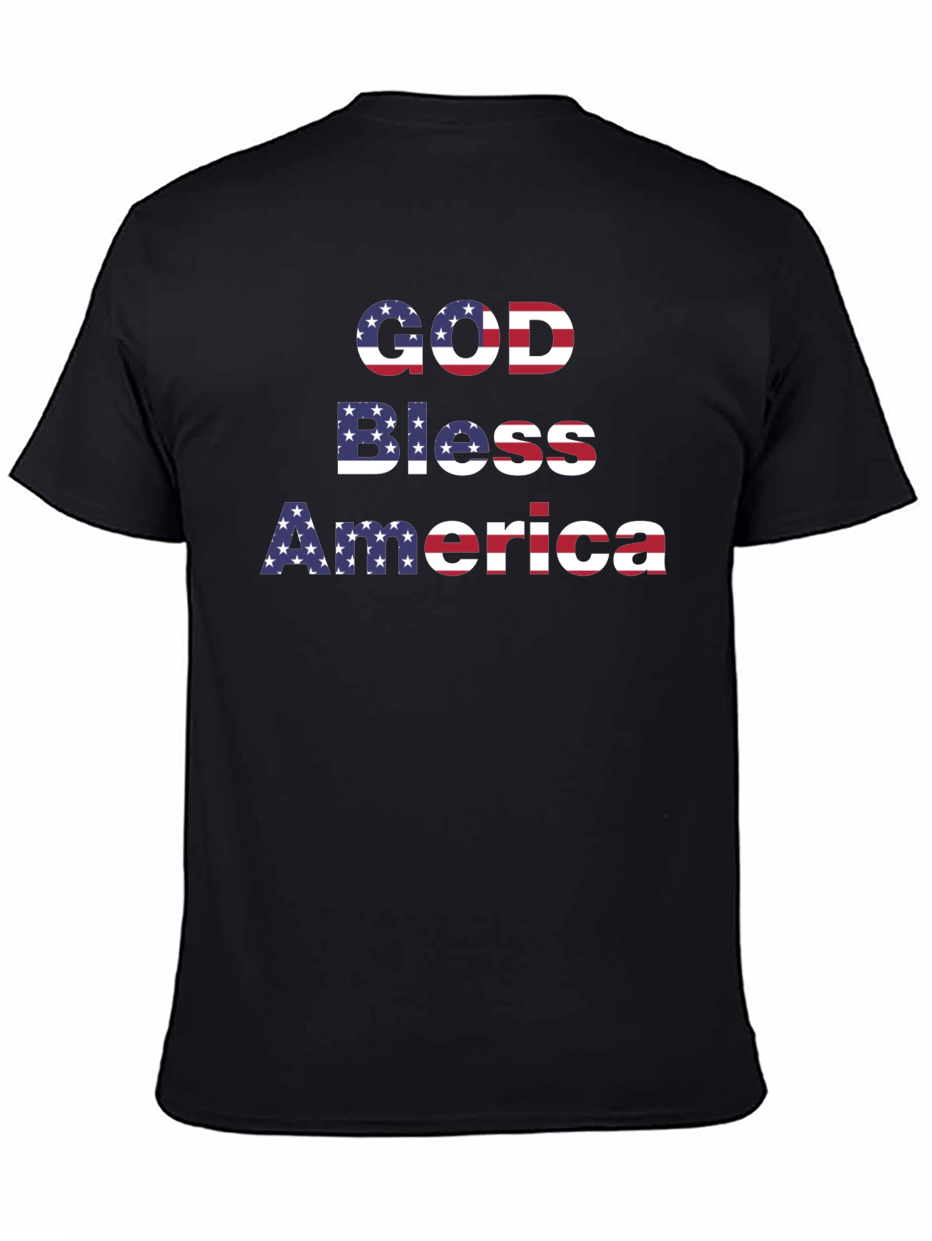 God Bless America Graphic Tee Patriotic
