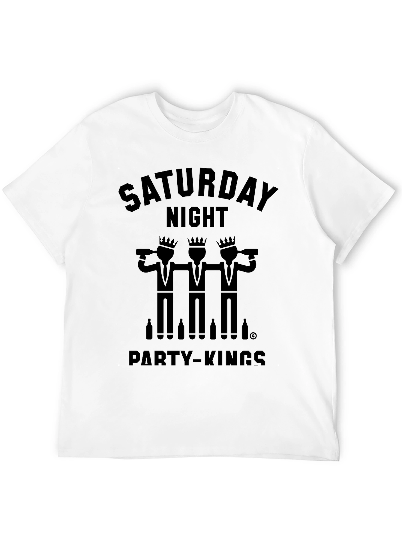 Saturday Night Party Kings Graphic Tee