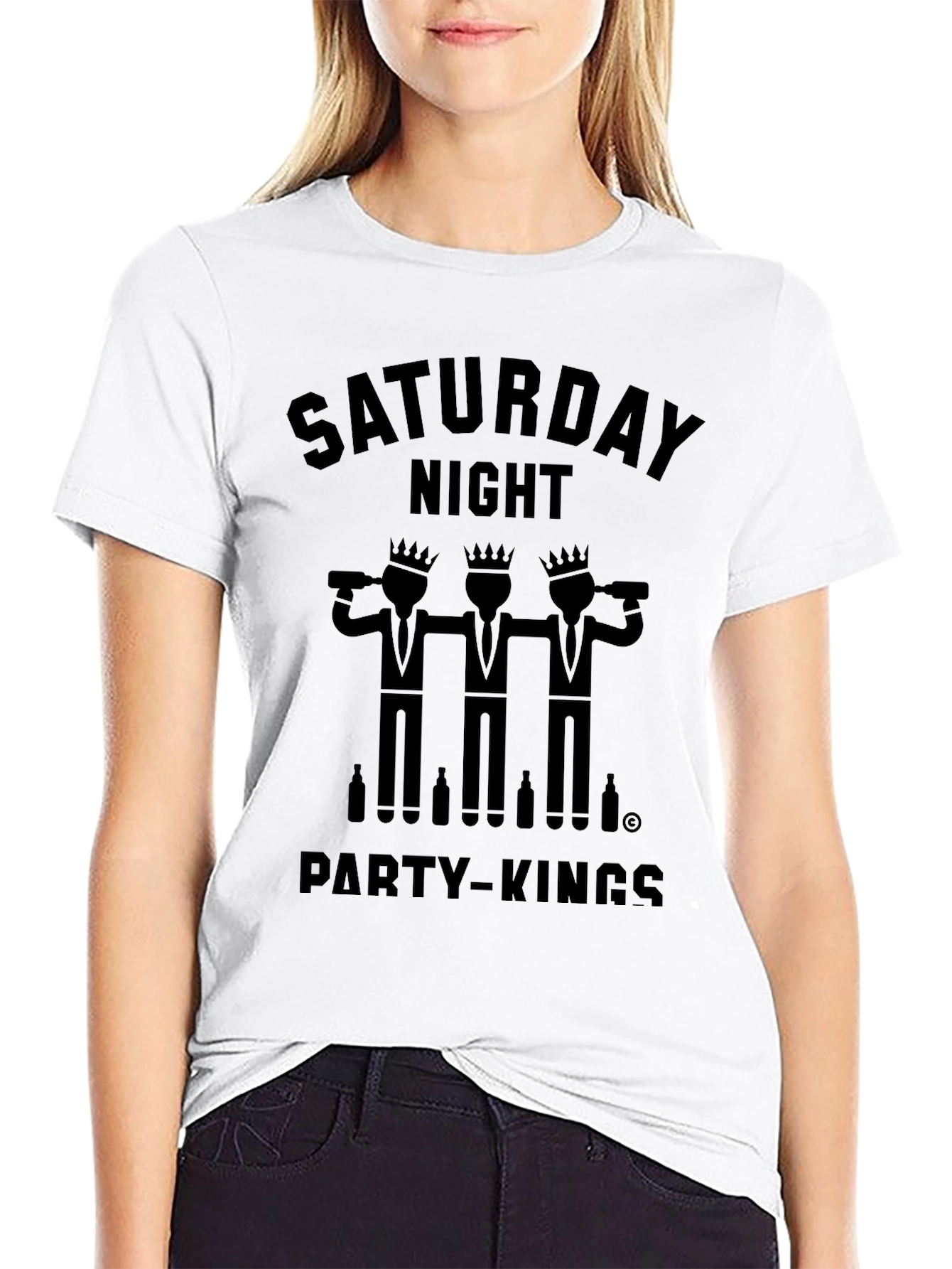 Saturday Night Party Kings Graphic Tee