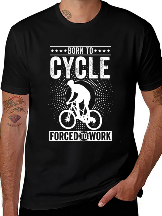 Born To Cycle T-Shirt - Cycling Enthusiast Gift