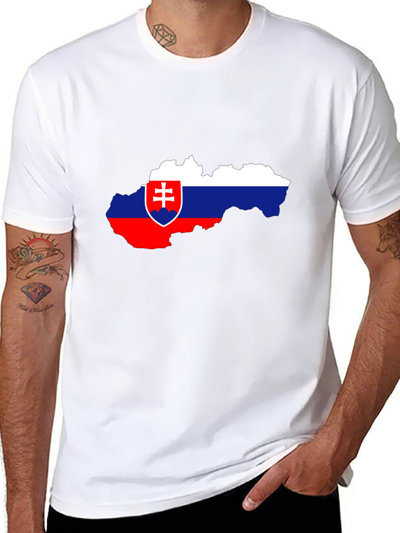 Slovakia Flag T-Shirt - Patriotic Slovak Pride