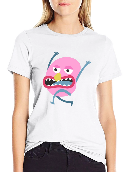 Monster Graphic Tee - Unique Cotton Blend